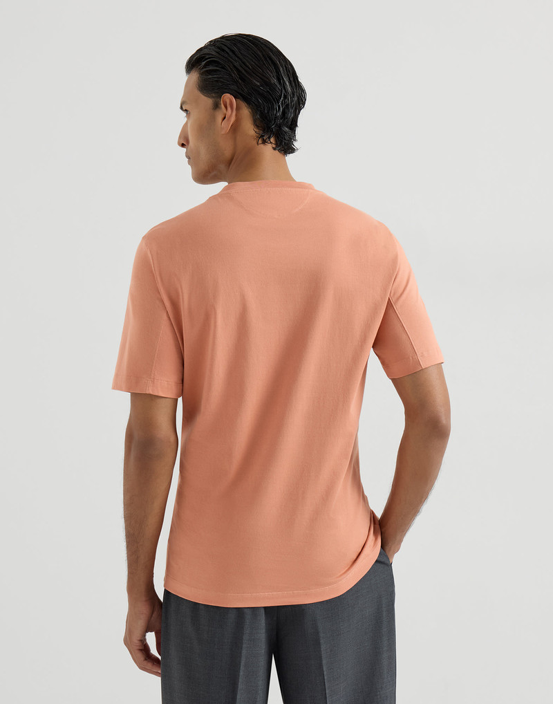 Cotton jersey crew neck T-shirt with logo 3