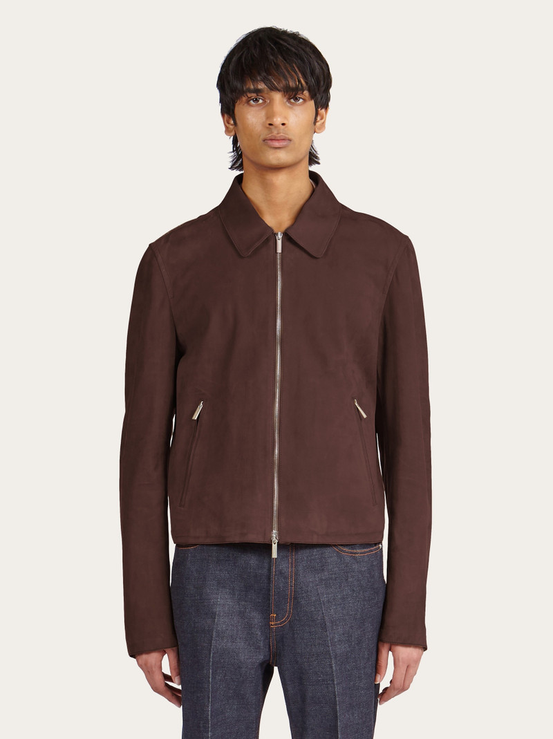 FERRAGAMO Nubuck blouson outlook