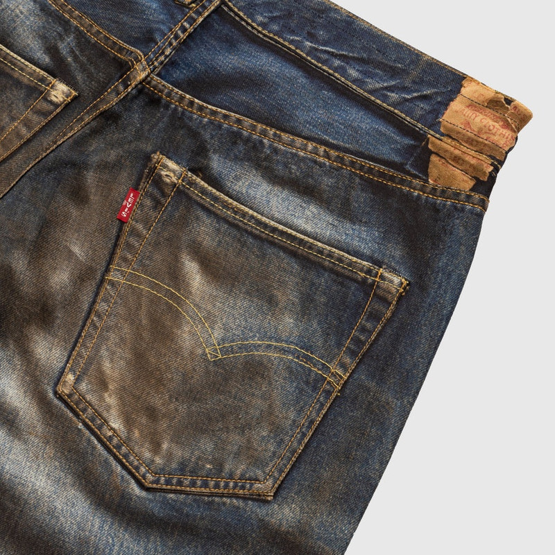 LEVIS COTTON TWILL PRINTED PANTS 4