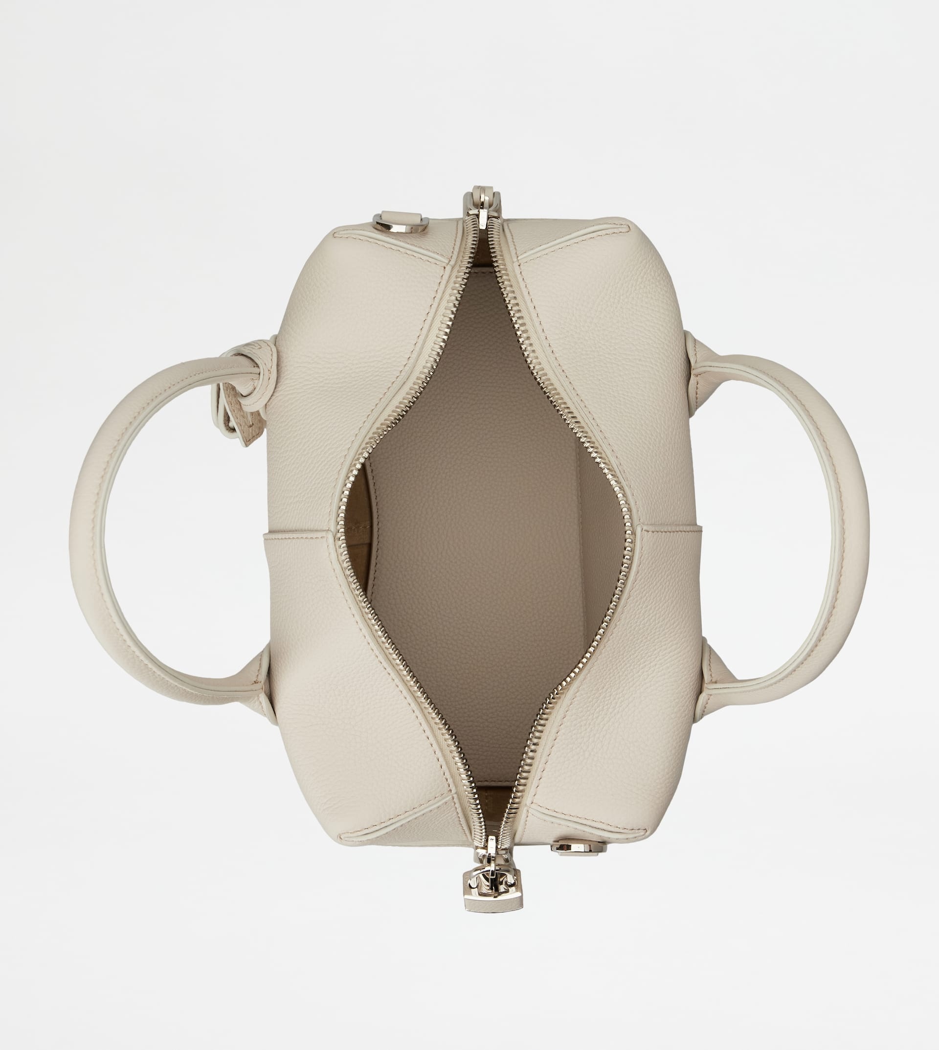 TOD'S DI BAG BAULETTO IN LEATHER MINI - WHITE - 5