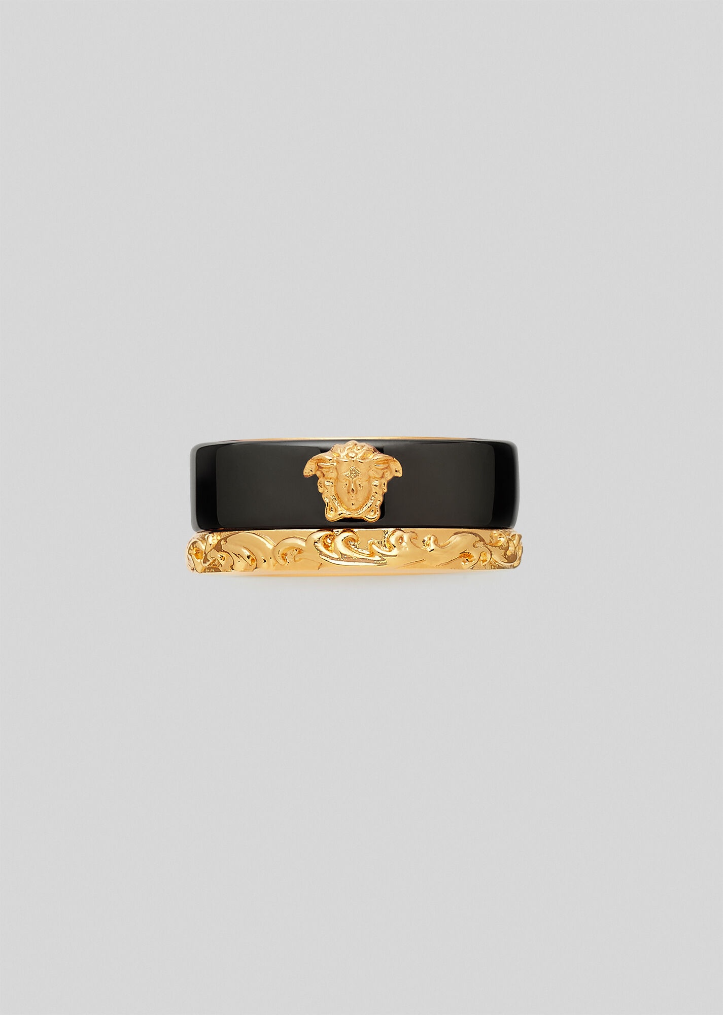 Medusa Barocco Two-Tone Ring - 1