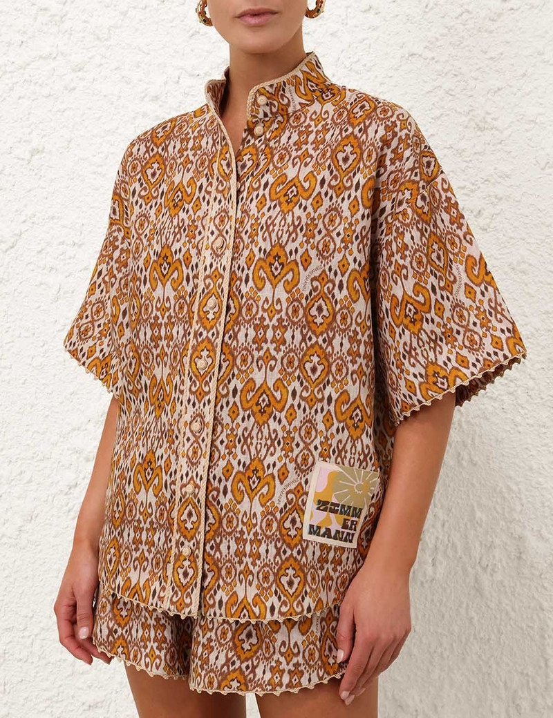Zimmermann WYLIE RELAXED SHIRT outlook