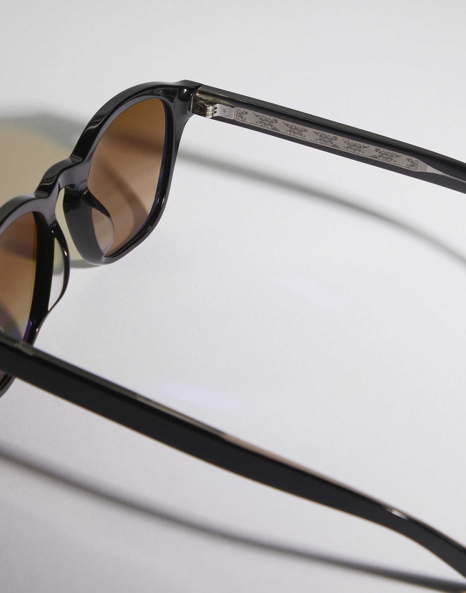 Intarsia Rays acetate sunglasses with polarized lenses - 3