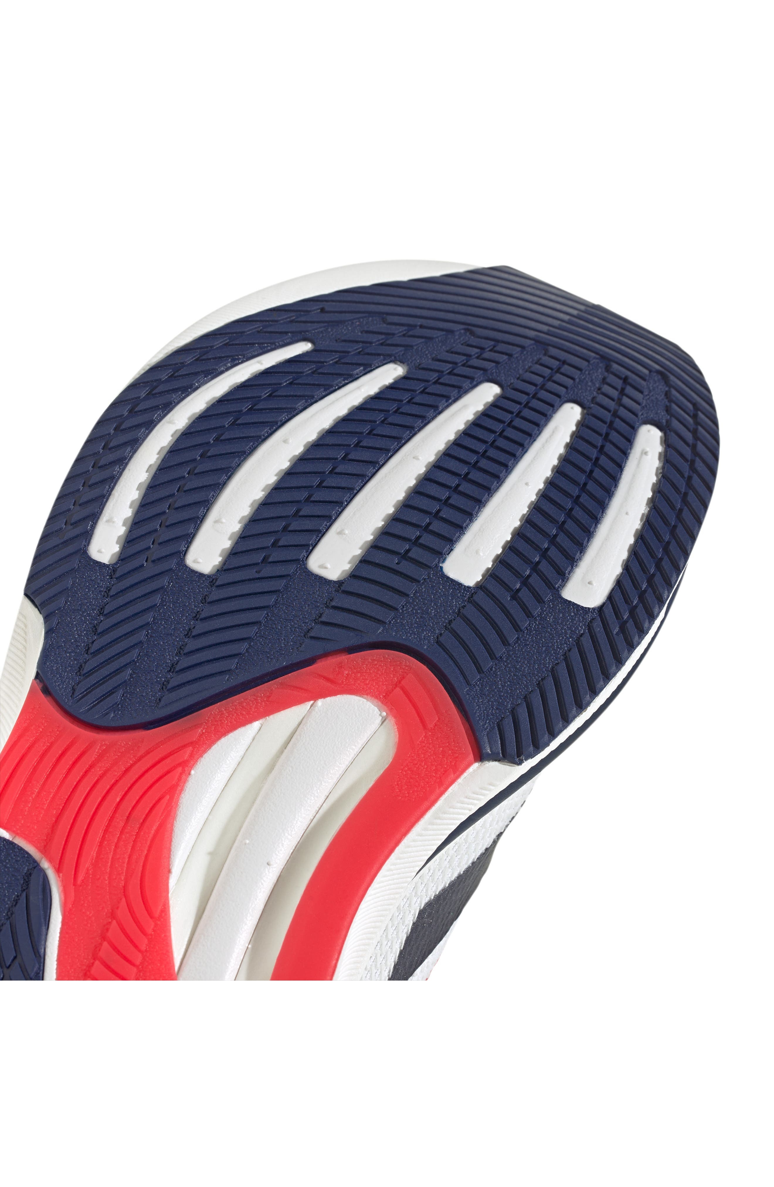 adidas Supernova Rise 2 Running Shoe in White/Dark Blue/Pure Ruby at Nordstrom - 8