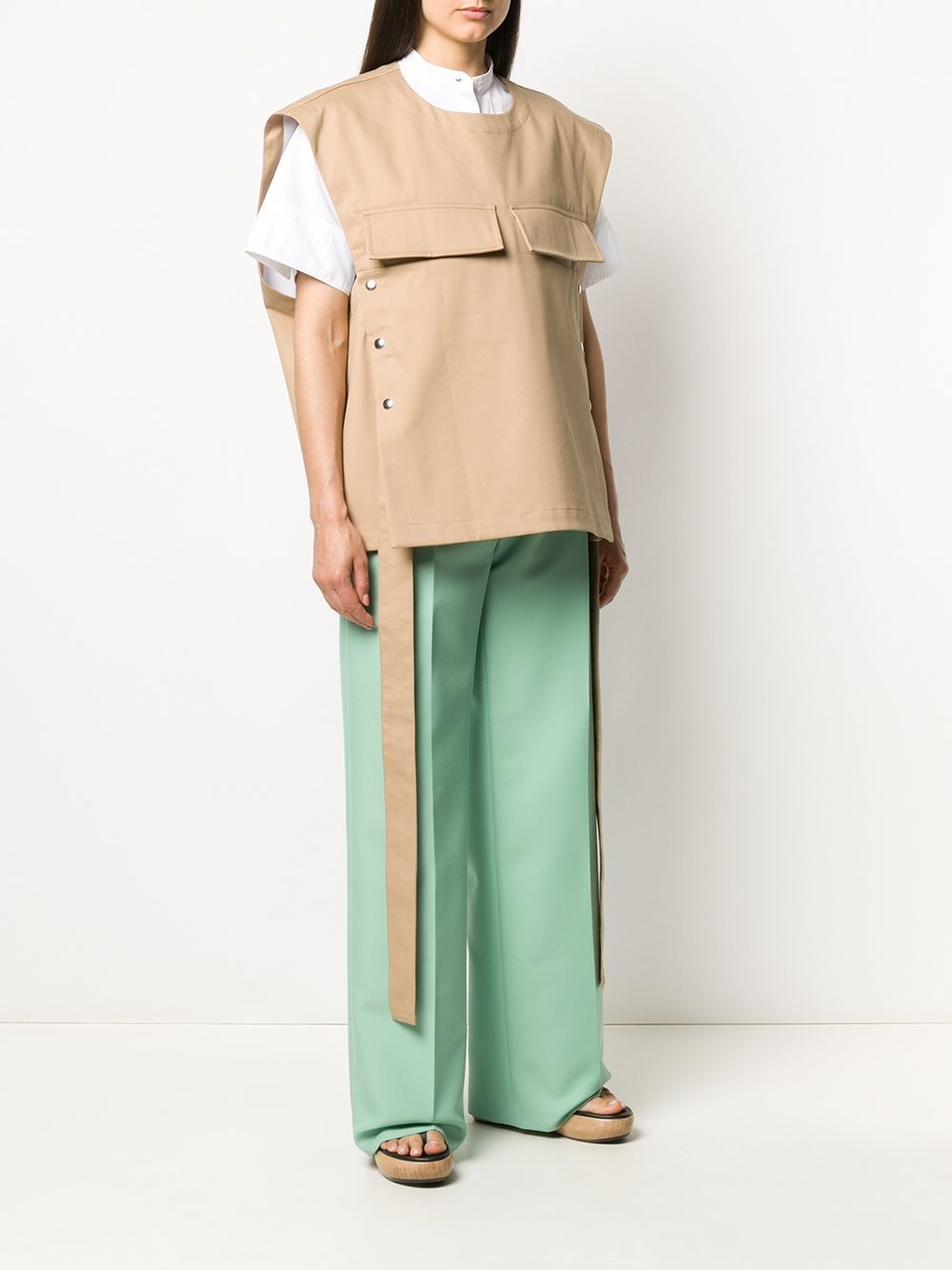 oversized utility vest - 3