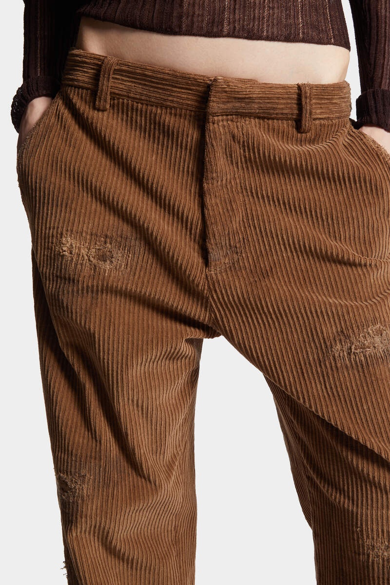 DEAN DISTRESSED CORDUROY TROUSERS - 5