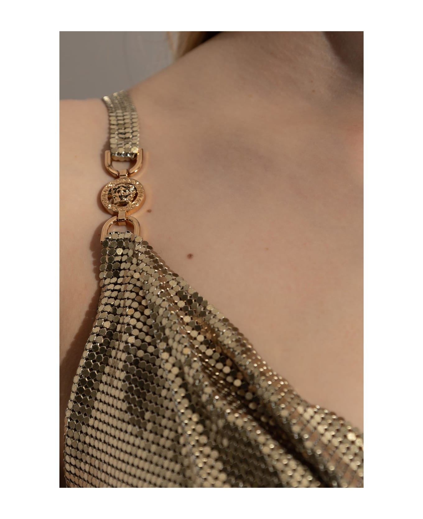 Versace Sequin Dress With Straps - 5