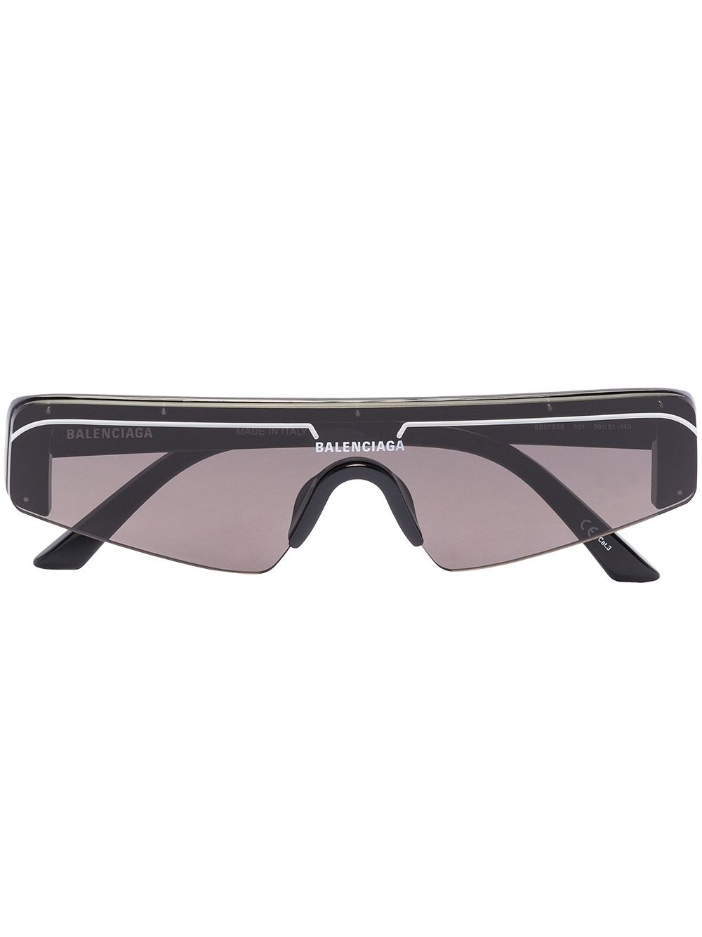 visor ski-style sunglasses - 1