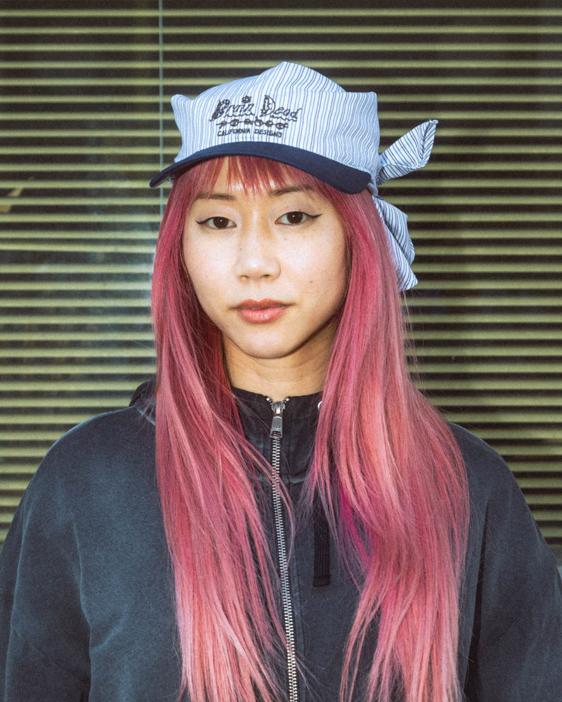 BRAIN DEAD Brain Dead California Designs Bandana Hat - Blue outlook