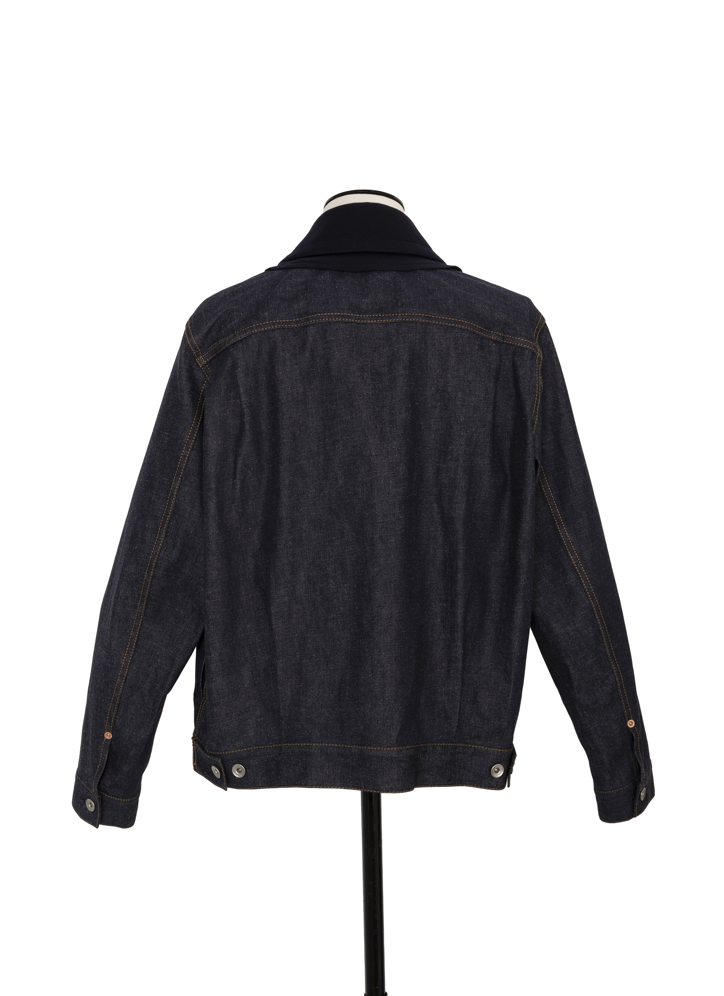 Denim x Wool Melton Jacket - 4