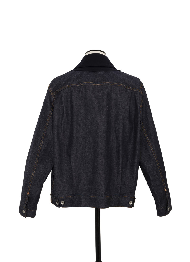 Denim x Wool Melton Jacket 4