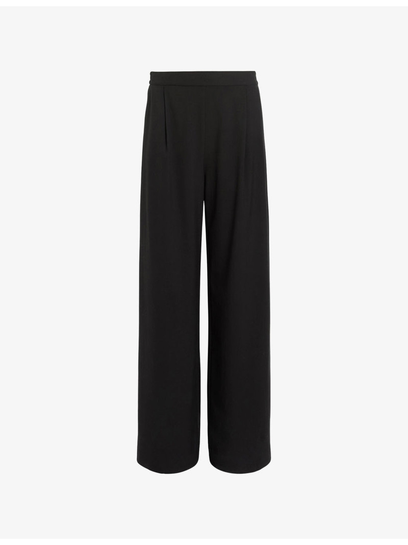 Aleida Wide-Leg Mid-Rise Woven Trousers 1