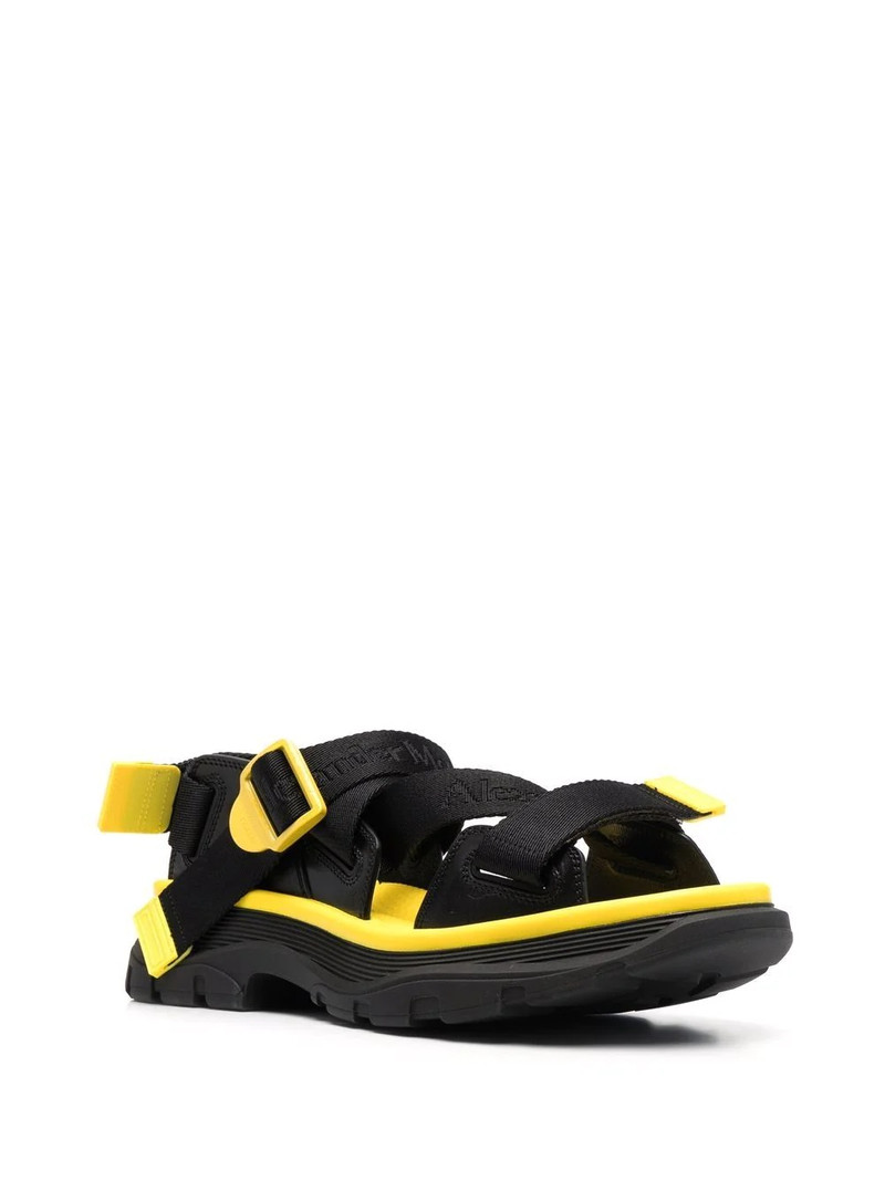Alexander McQueen touch-strap open-toe sandals outlook