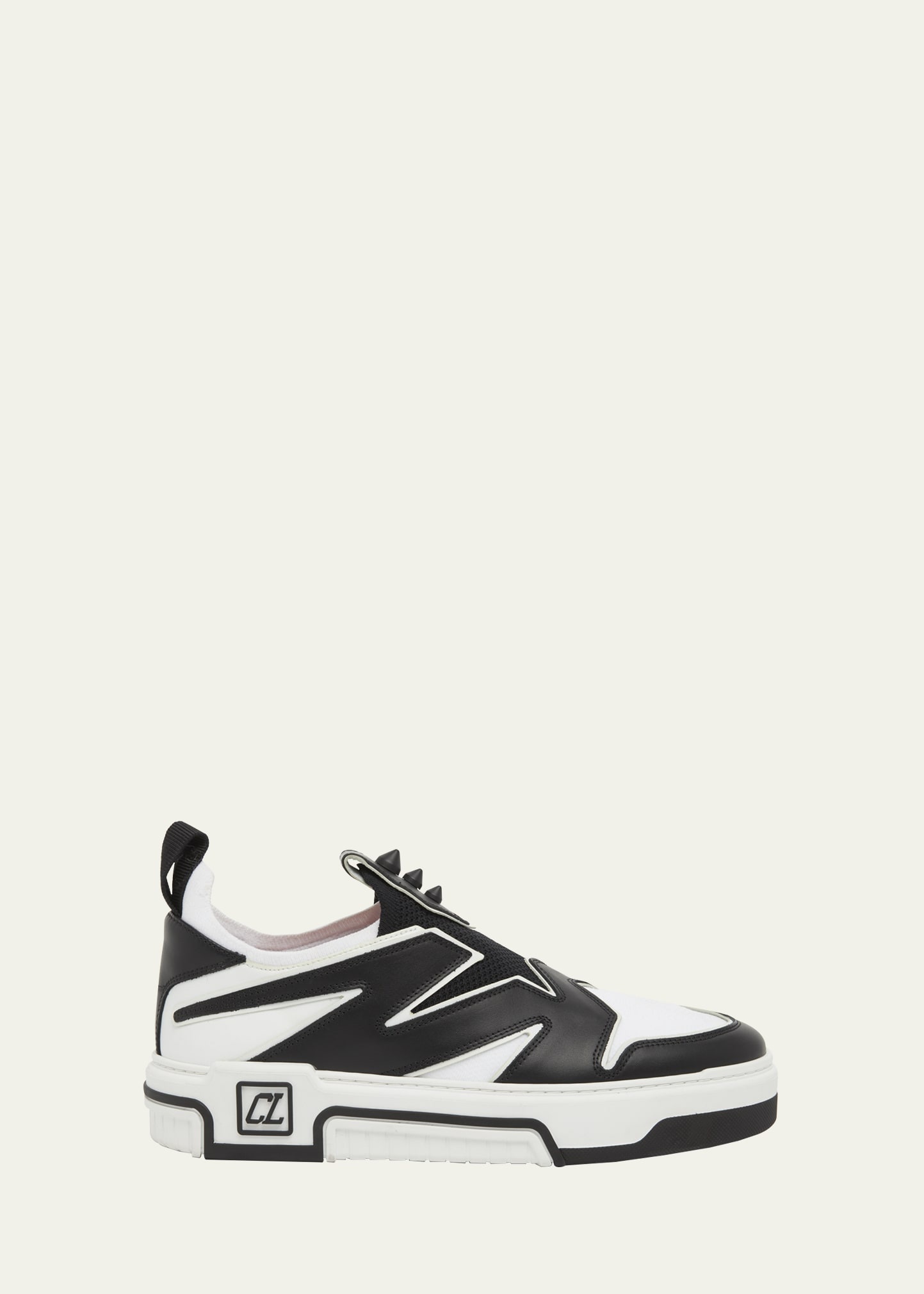 Men's Astroflash Mesh and Leather Low-Top Sneakers - 1
