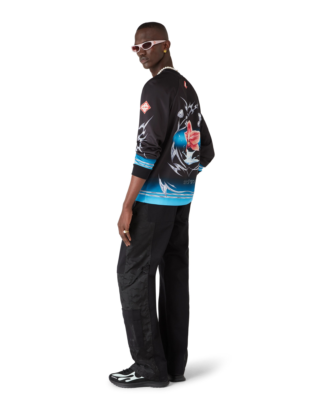 Blade Long Sleeve Football Jersey | Casablanca Paris - 4