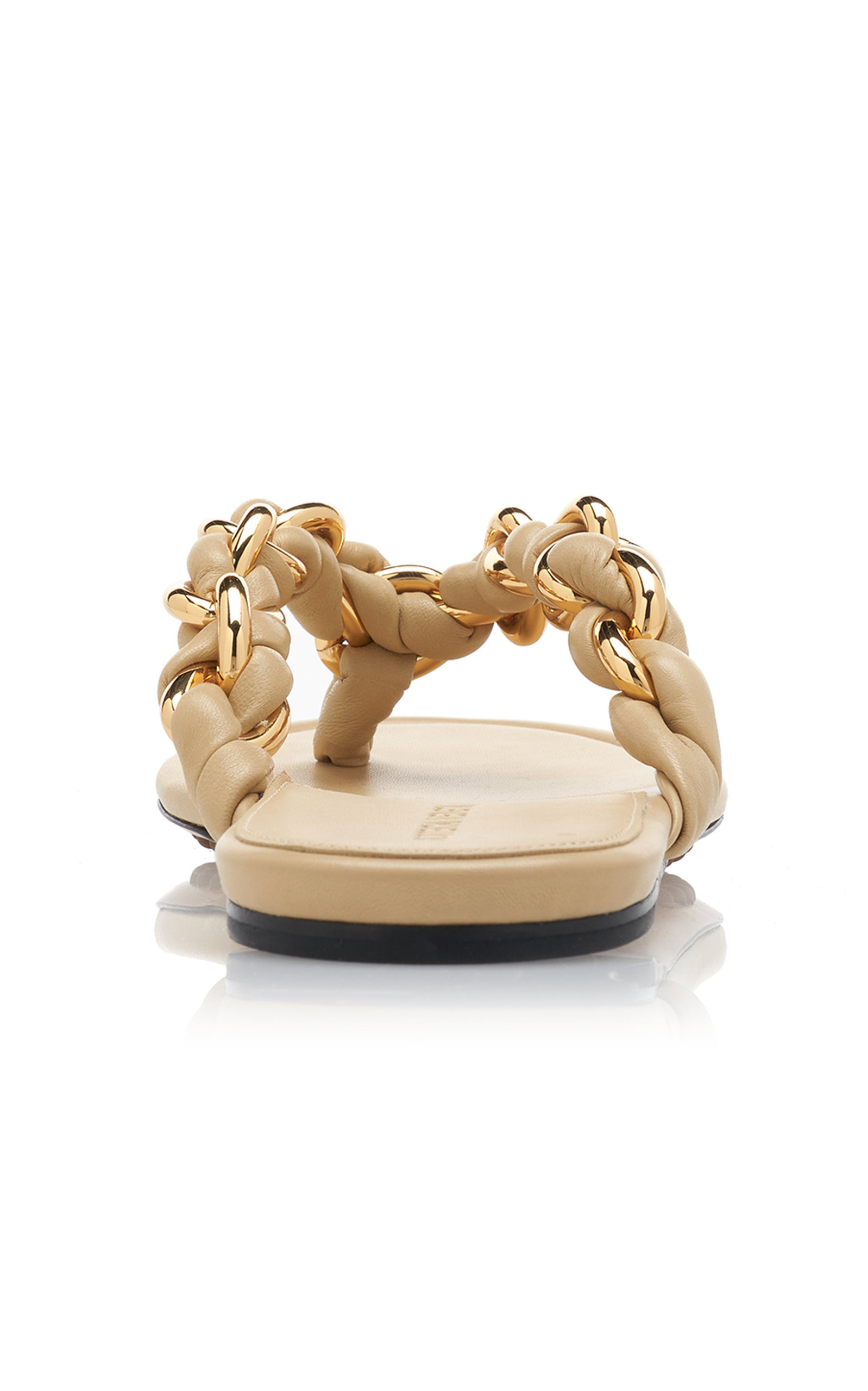 Dot Lagoon Chain Flat Sandals neutral - 4