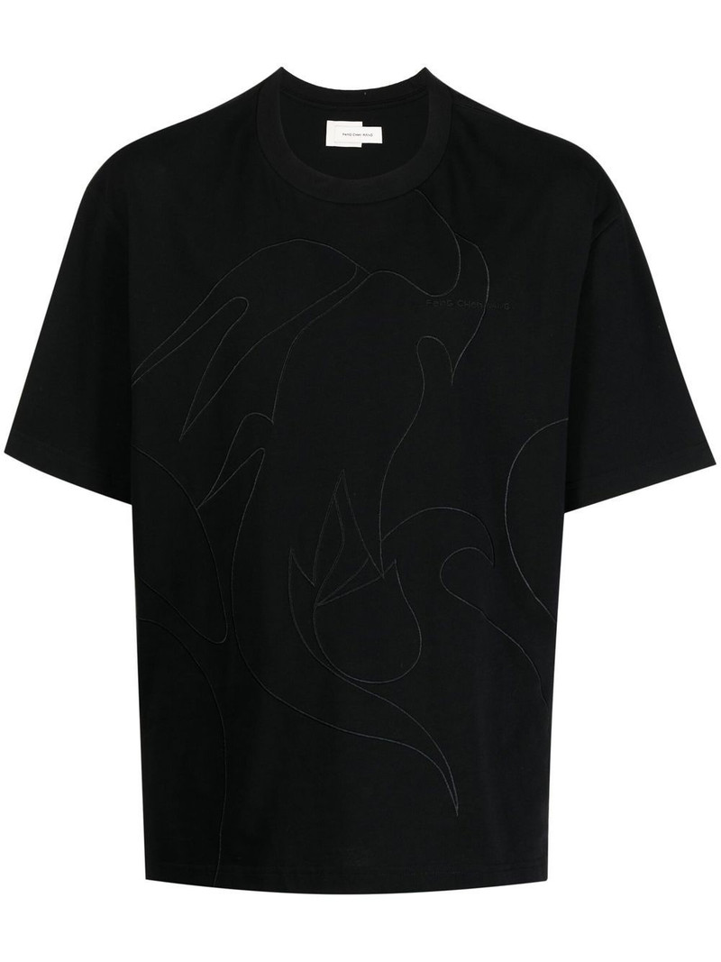 Phoenix embroidered T-shirt 1
