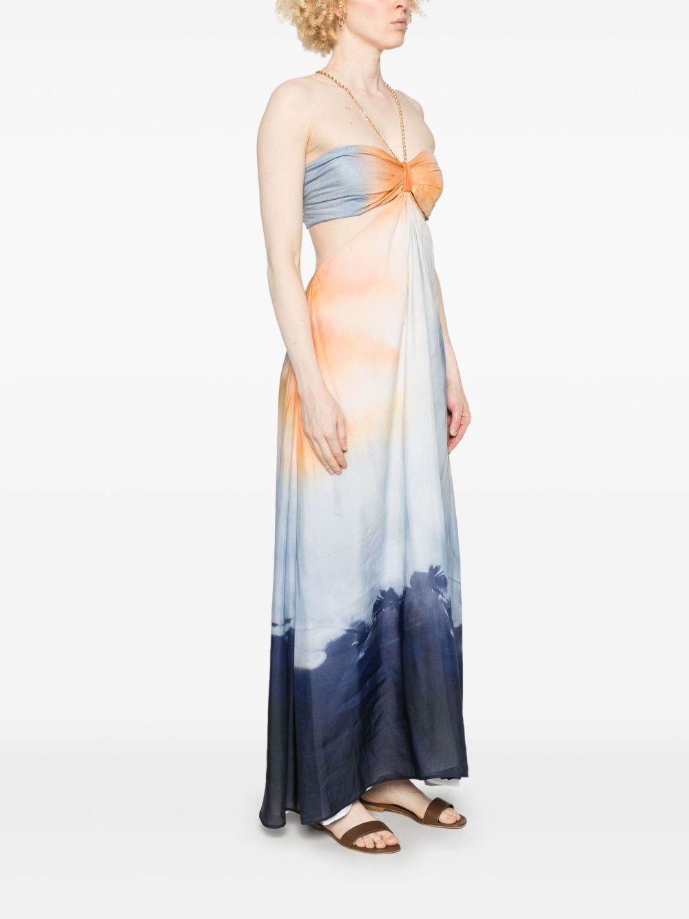 cut-out dress - 3