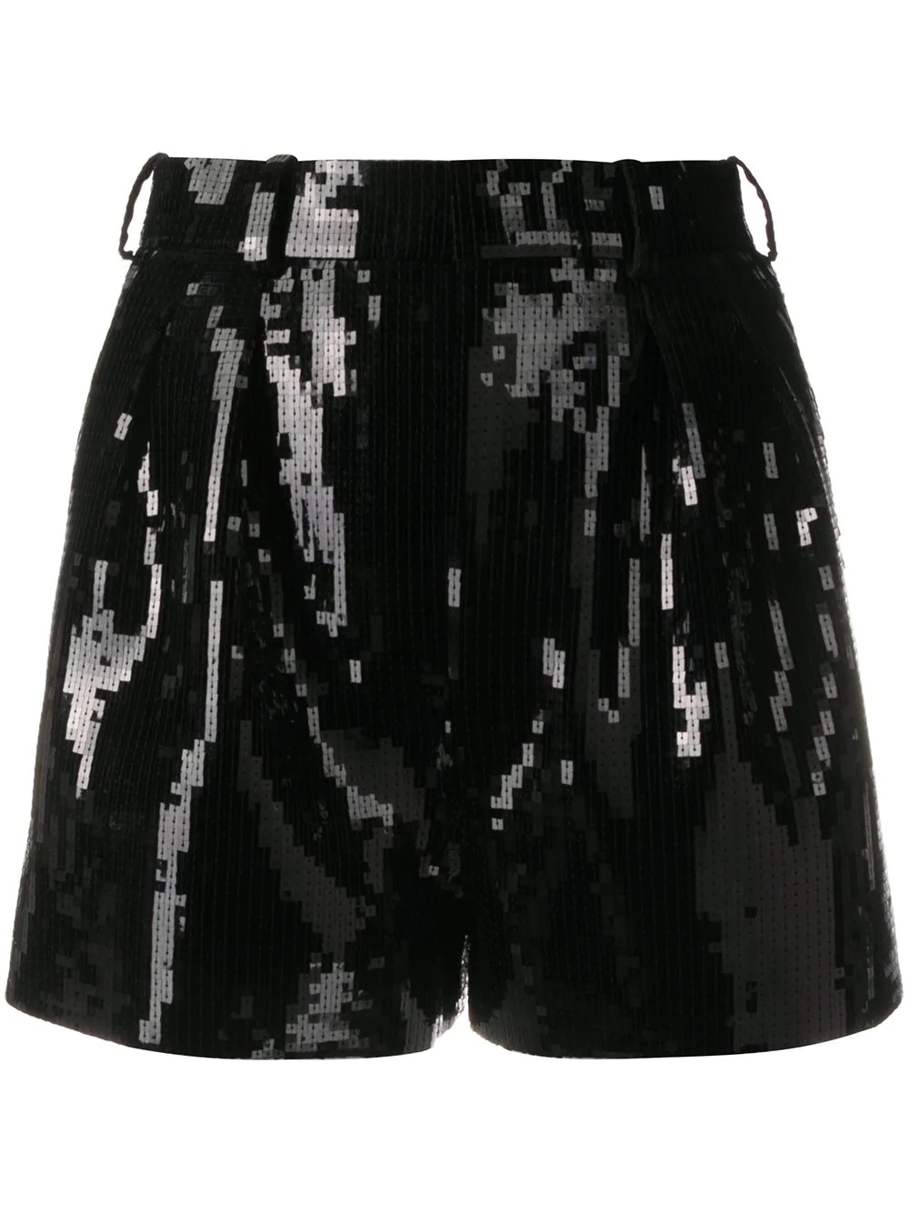 sequin-embellished shorts - 1