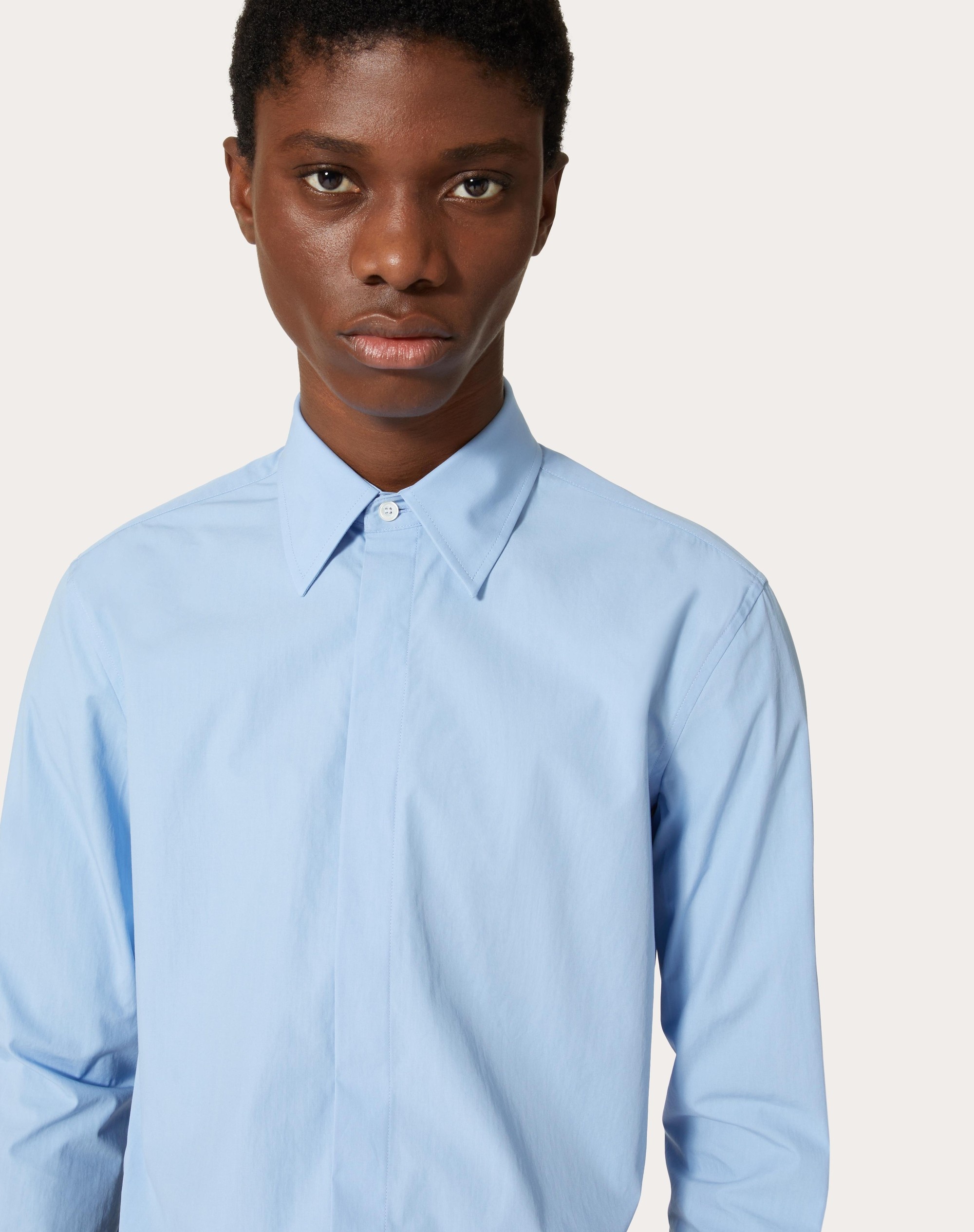 HEAVY COTTON POPLIN LONG SLEEVE SHIRT - 5