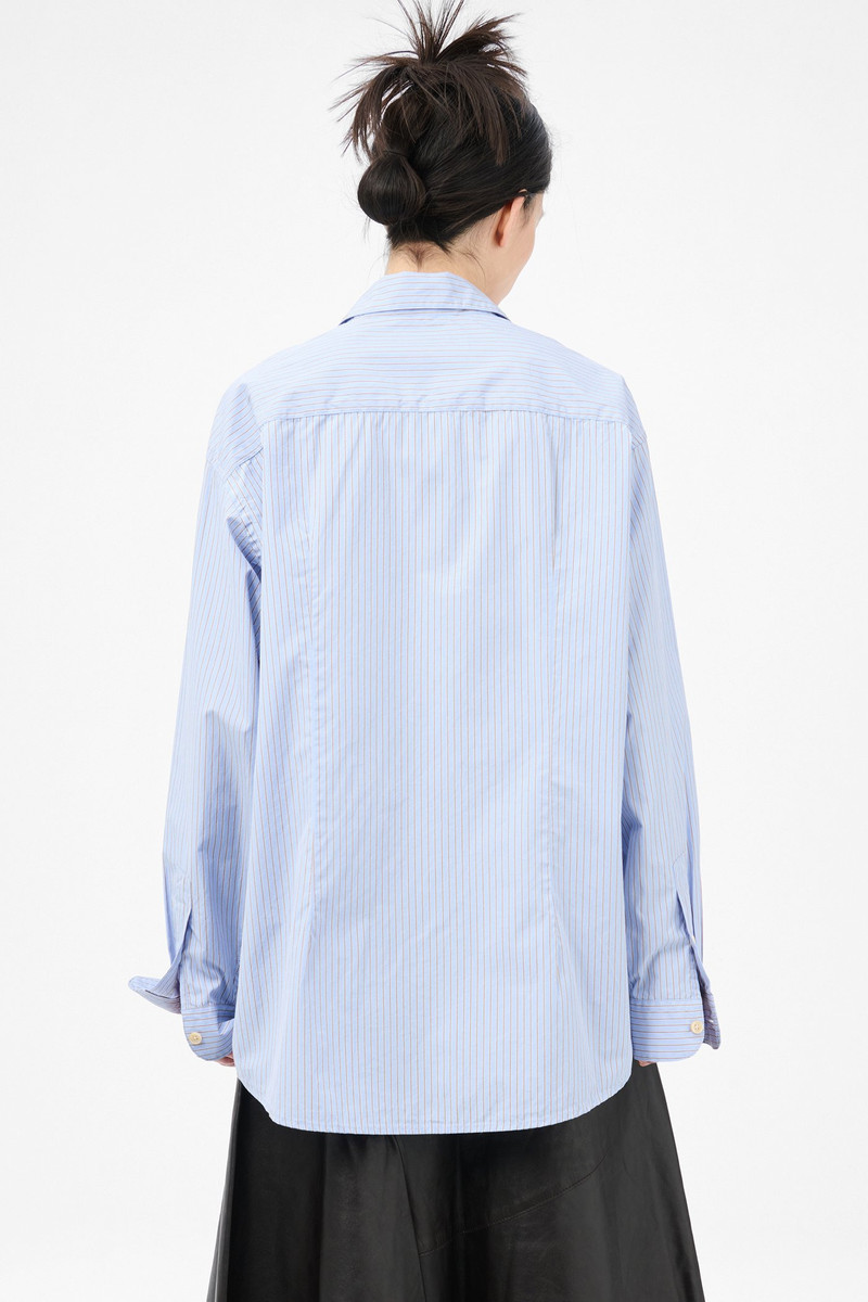 Precious Shirt Typewriter Stripe Poplin 6