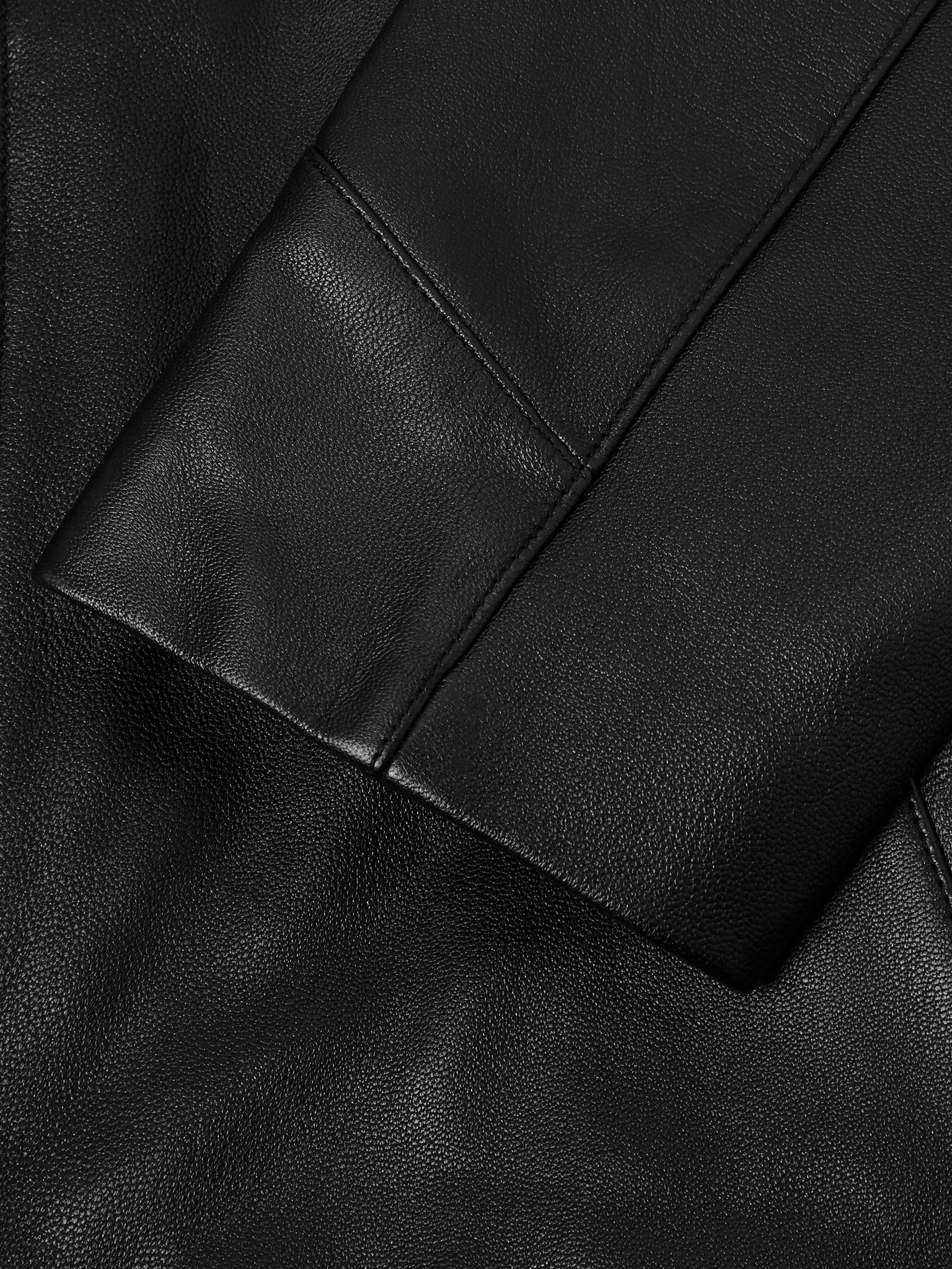 Chadwick Full-Grain Leather Jacket Black - 5