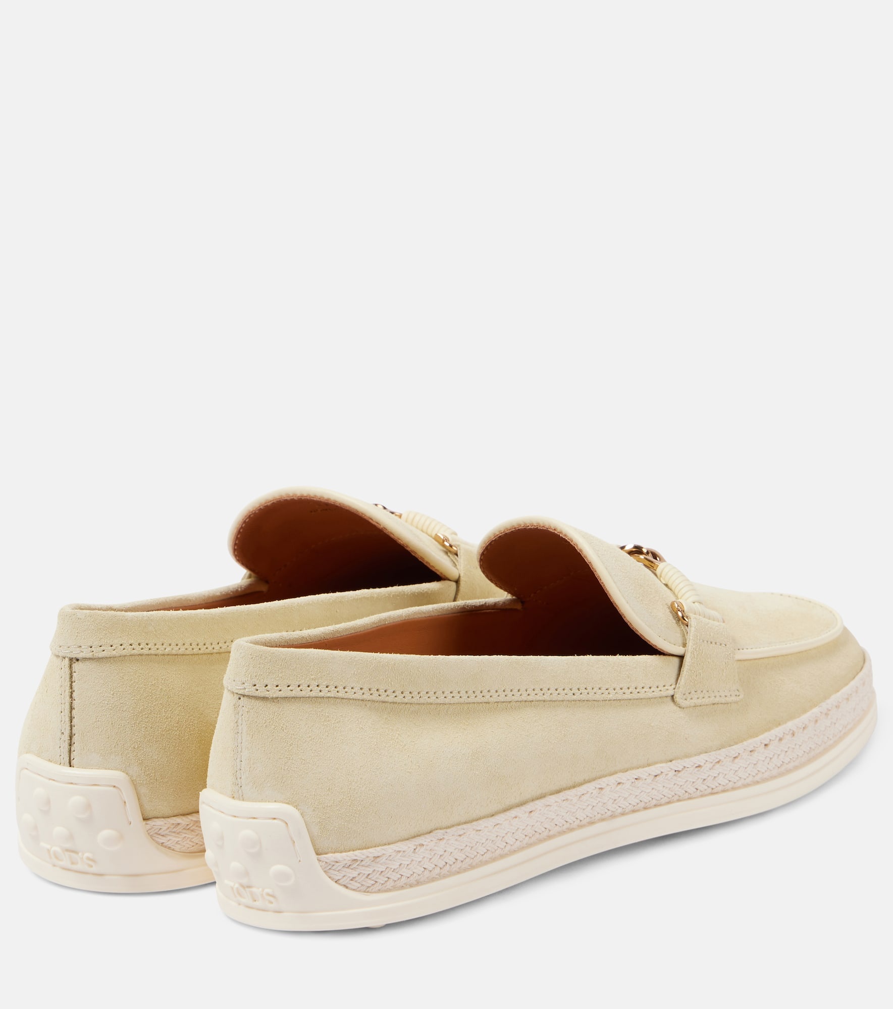 T Ring suede driving shoes - 2