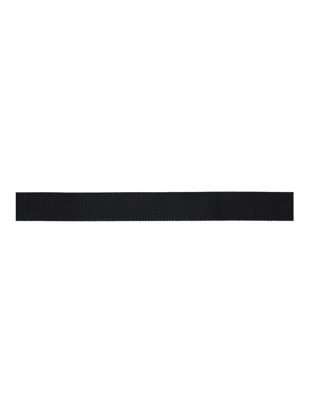 Black Graphic Branded Webbing Belt - 2