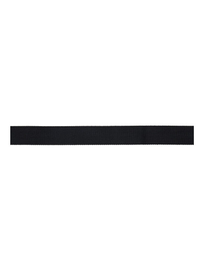 Fred Perry Black Graphic Branded Webbing Belt outlook