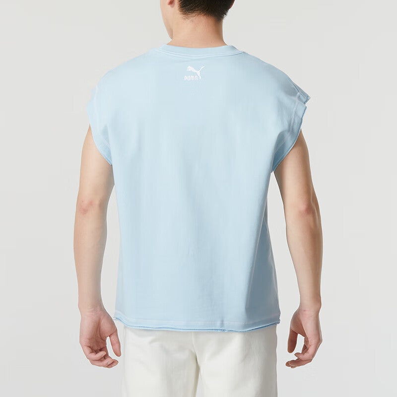 PUMA Sole Logo Vest 'Pale Blue' 626859-68 - 4