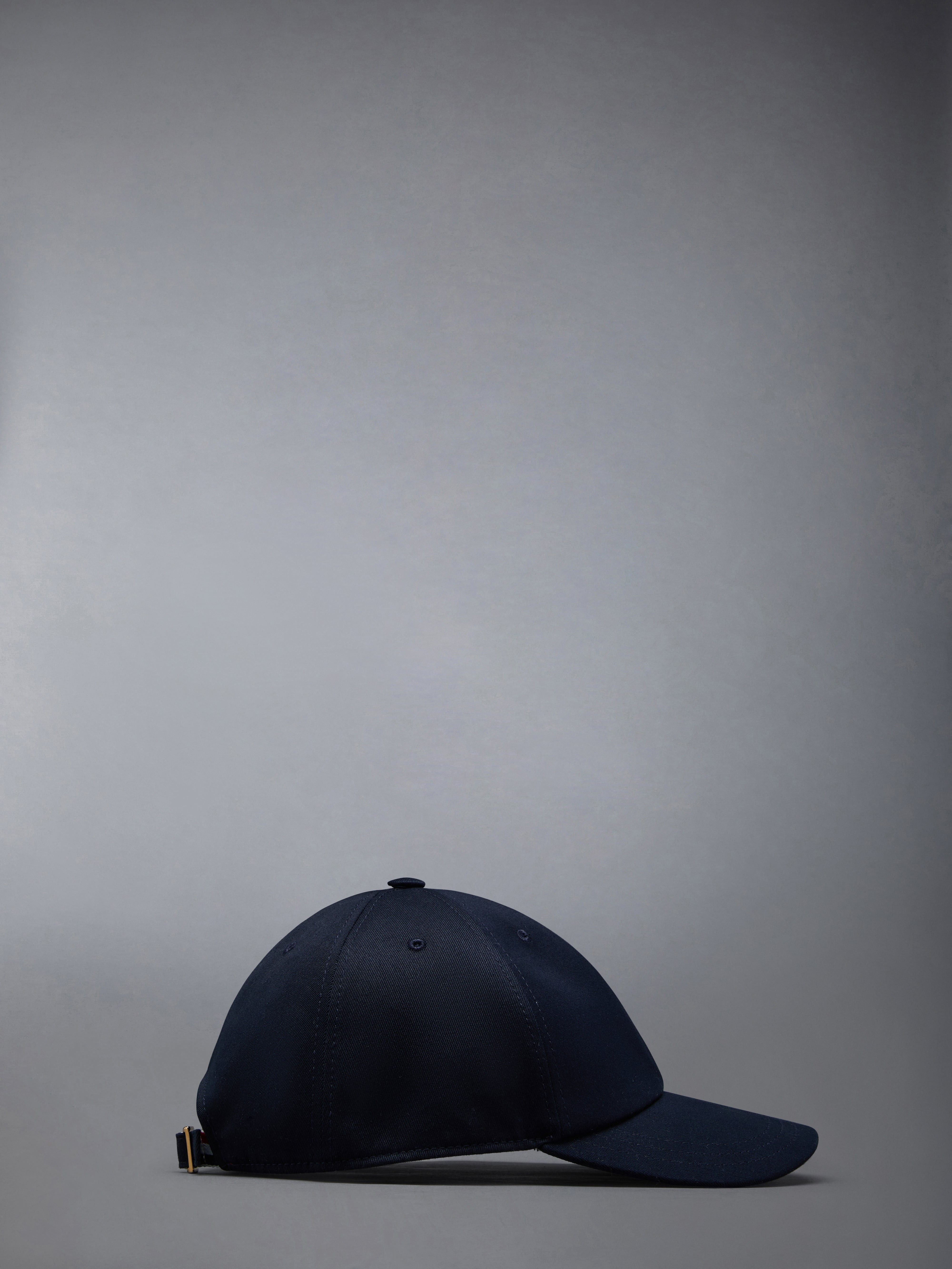 Navy Cotton Twill Baseball Cap - 2
