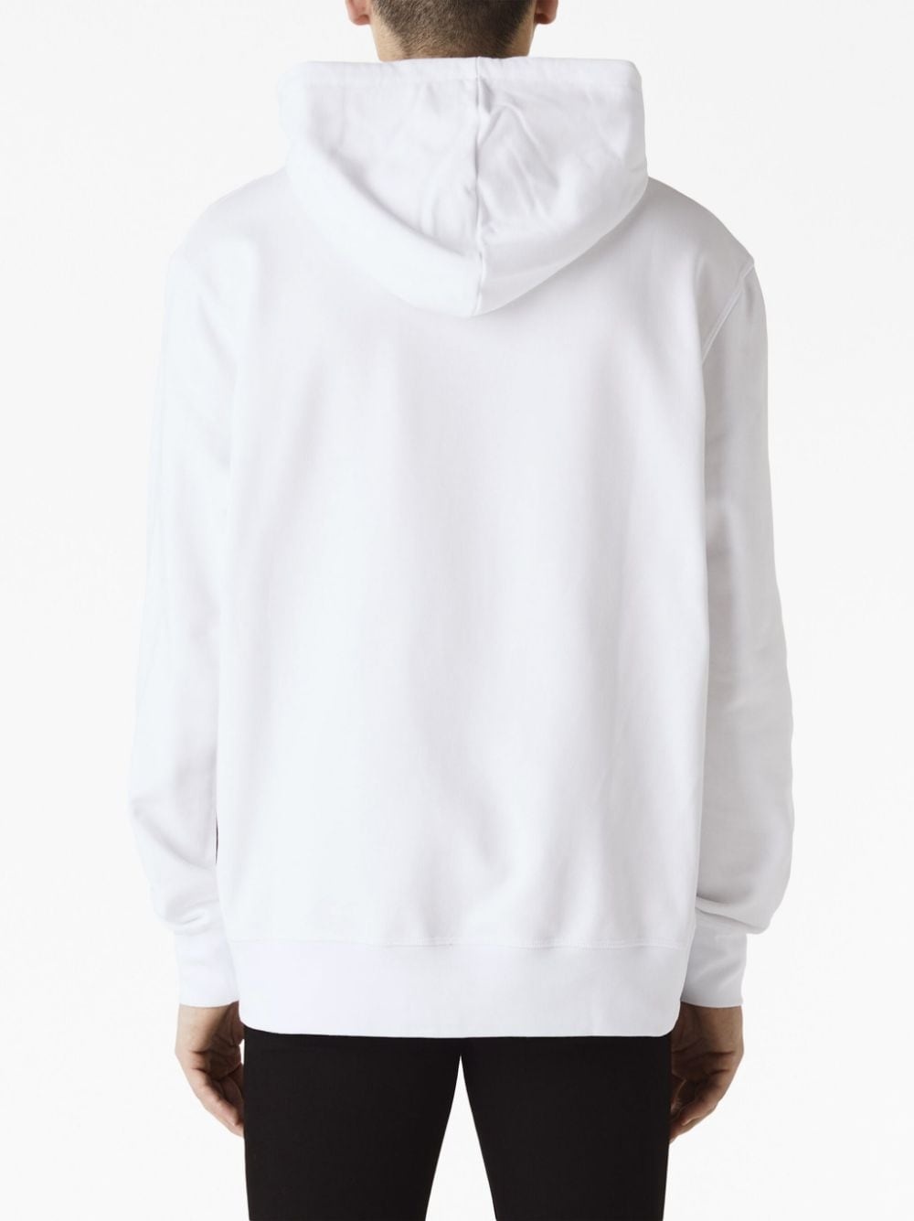 graphic-print cotton hoodie - 3