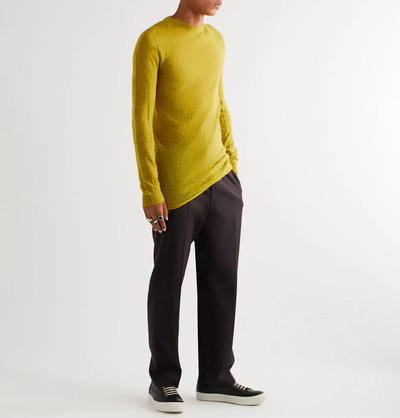 Rick Owens Biker Slim-Fit Knitted Sweater outlook