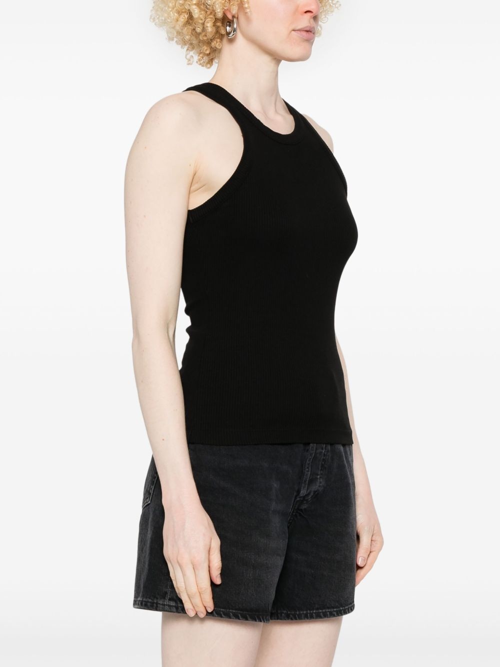 ribbed-knit tank top - 3