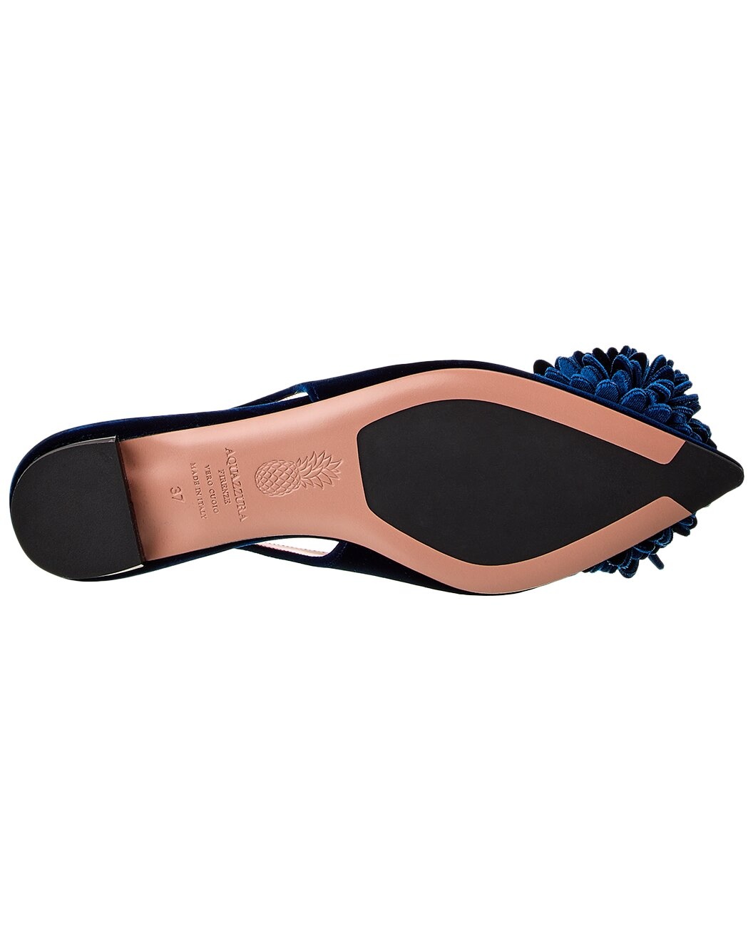Aquazzura Couturier Velvet Slingback Flat - 4