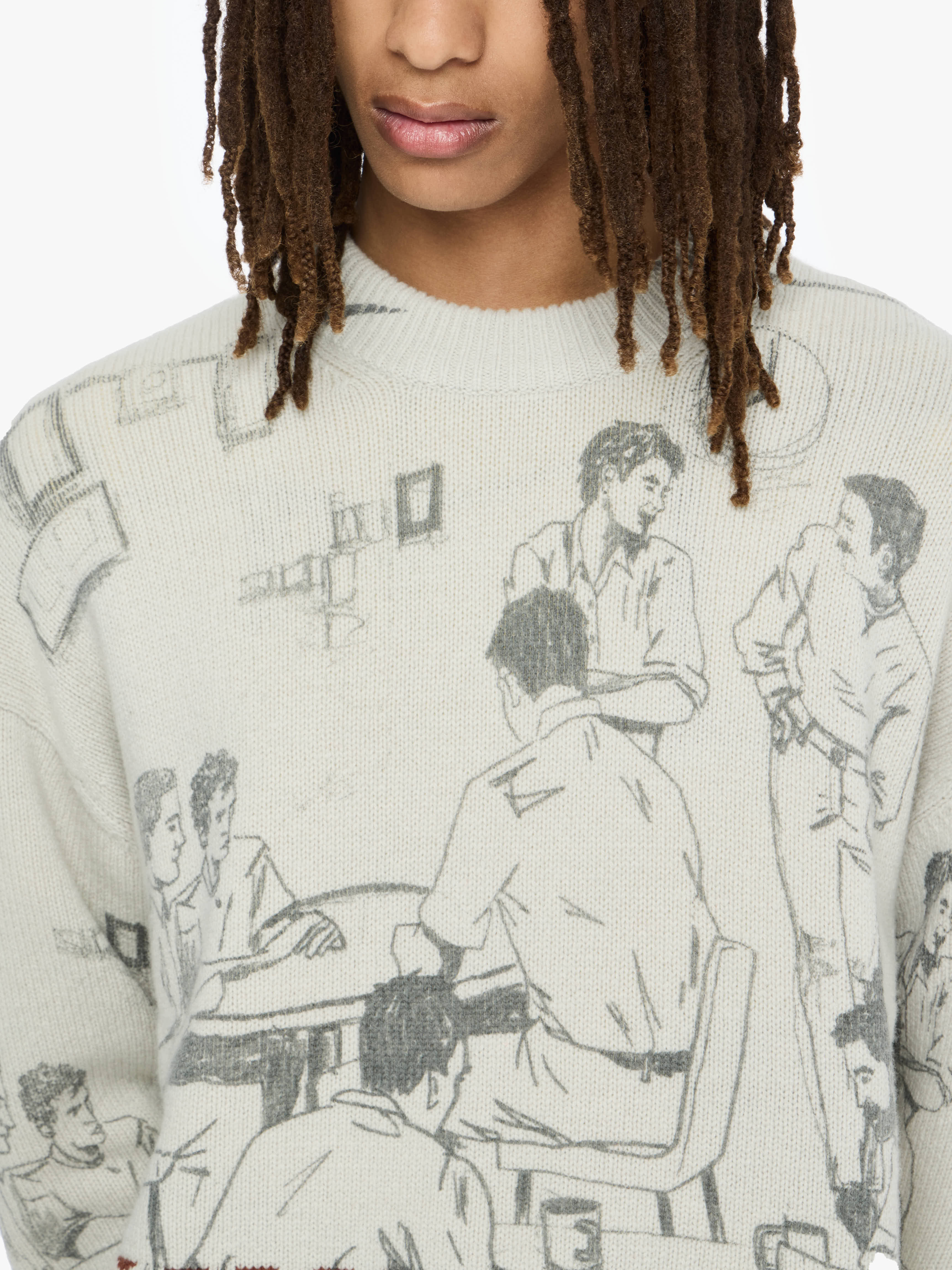 PRINT JACQUARD JUMPER - 4