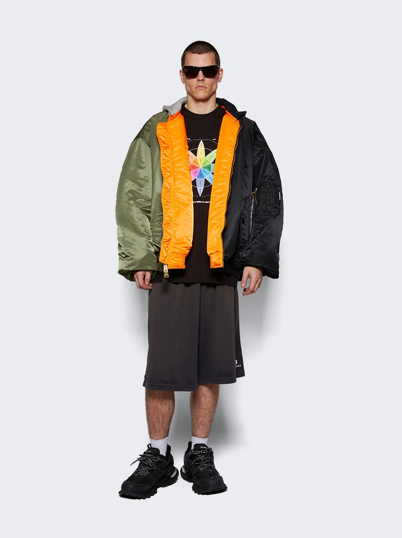 BALENCIAGA Medium Fit Tee Washed Black outlook