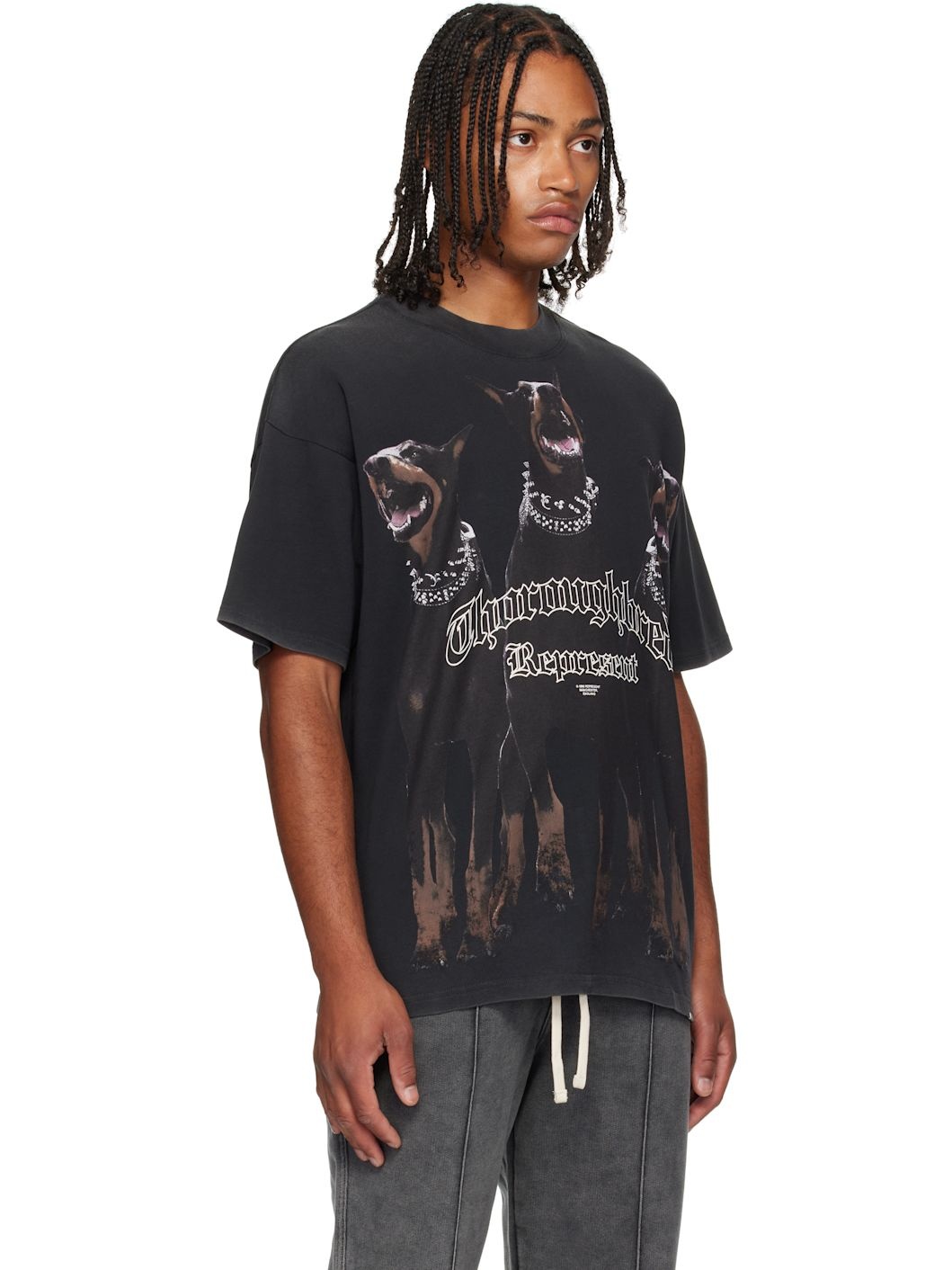 Black 'Thoroughbred' T-shirt - 2
