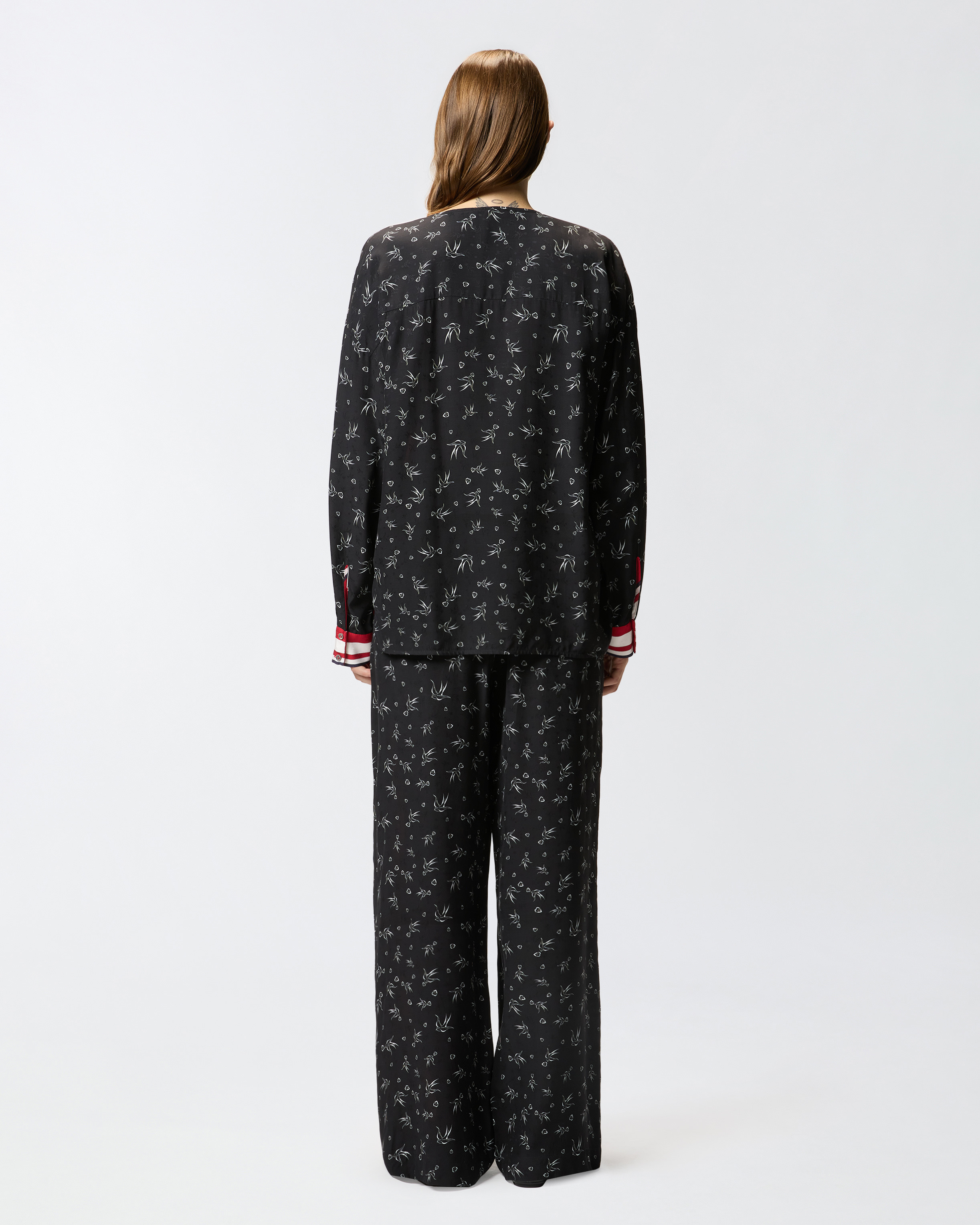 PRINTED VISCOSE JACQUARD SHIRT - 4