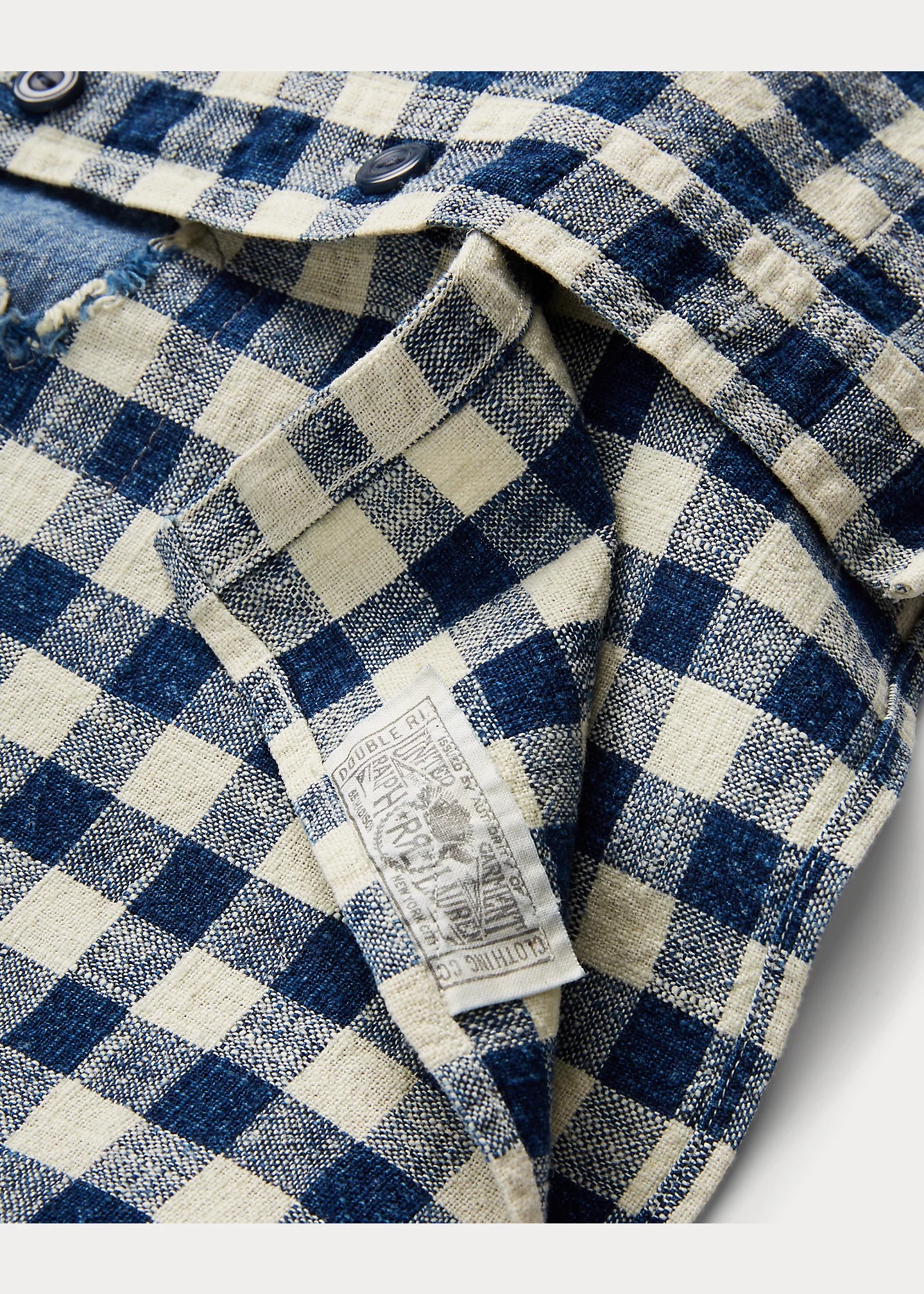 Indigo Checked Linen-Cotton Workshirt - 4