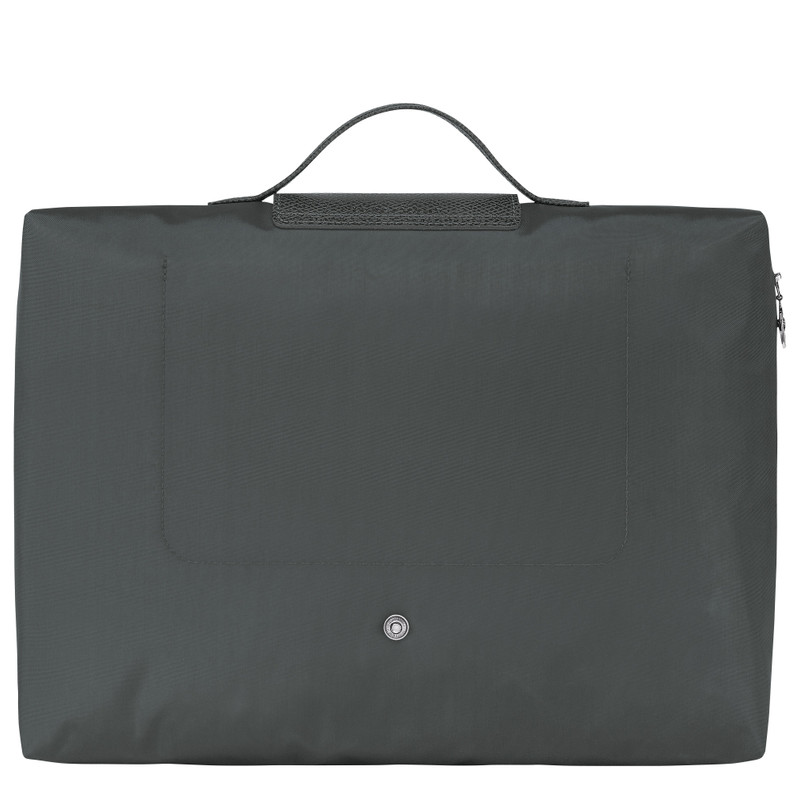 Le Pliage Green S Briefcase Graphite - Recycled canvas 4