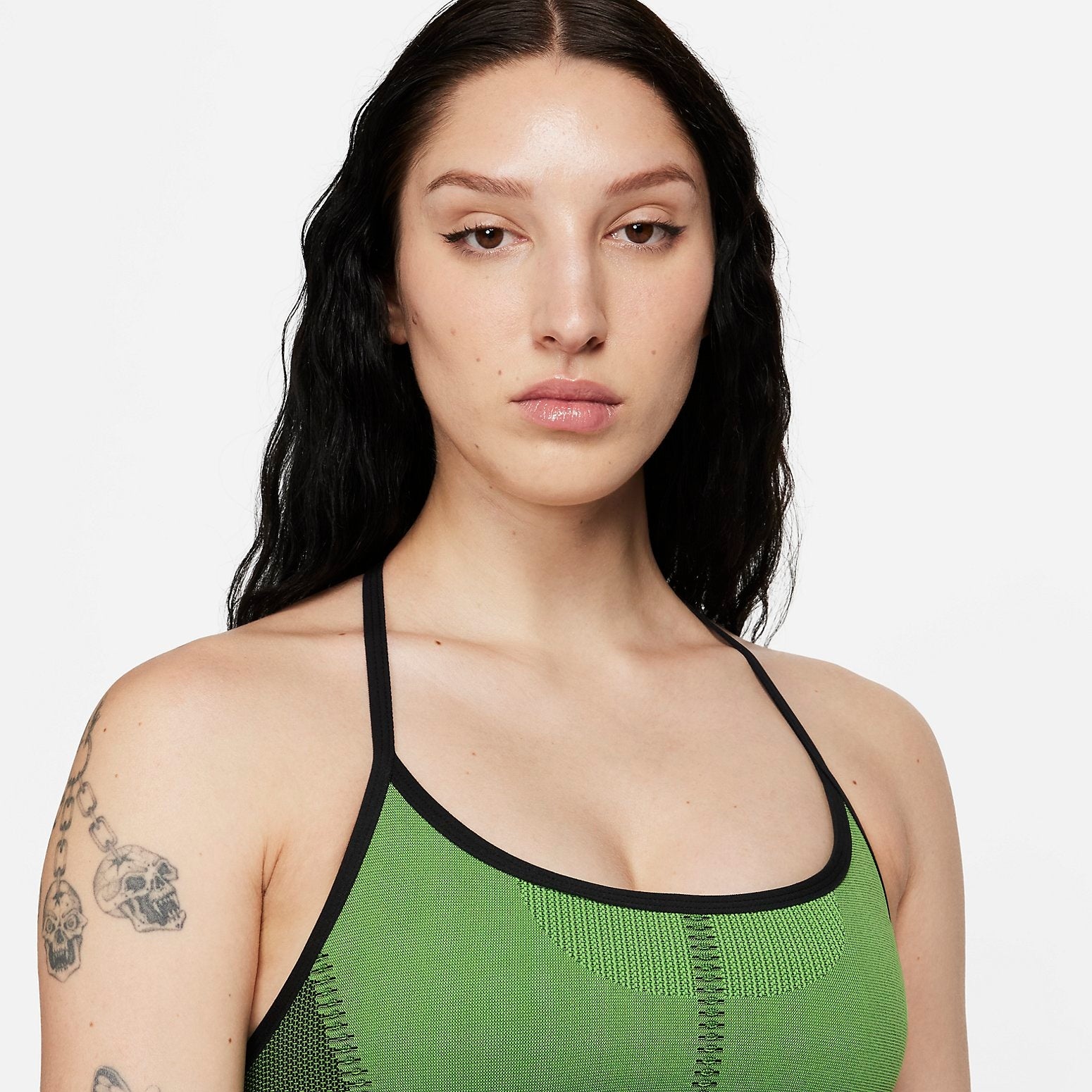 (WMNS) Nike x Feng Chen Wang Bra 'Action Green' DV4019-010 - 3