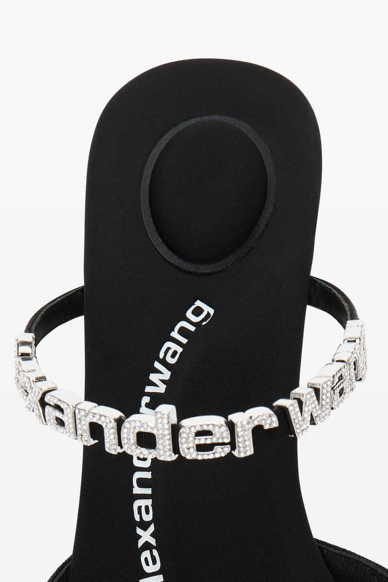 DELPHINE 65 LOGO STRAP MULE IN VISCOSE 3