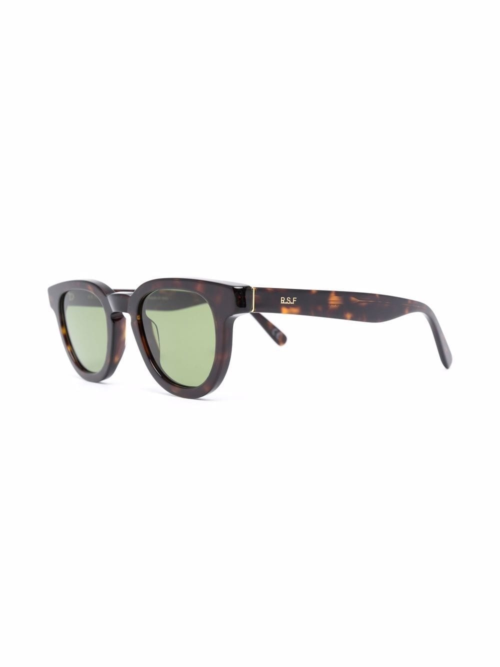 tortoiseshell round-frame sunglasses - 2