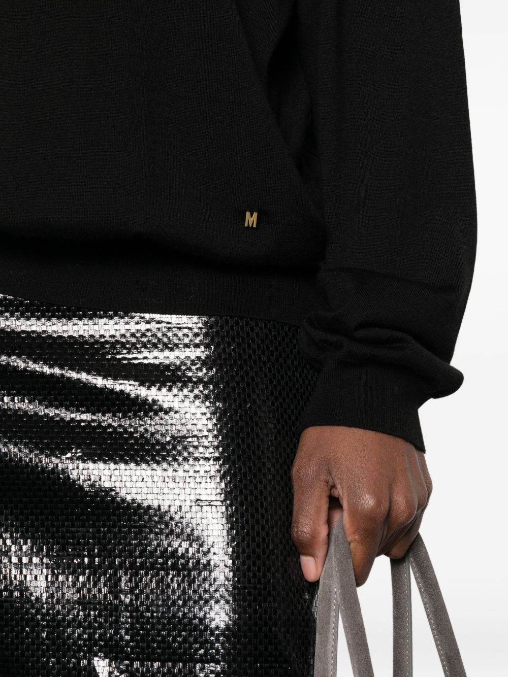 turtleneck wool sweater - 5