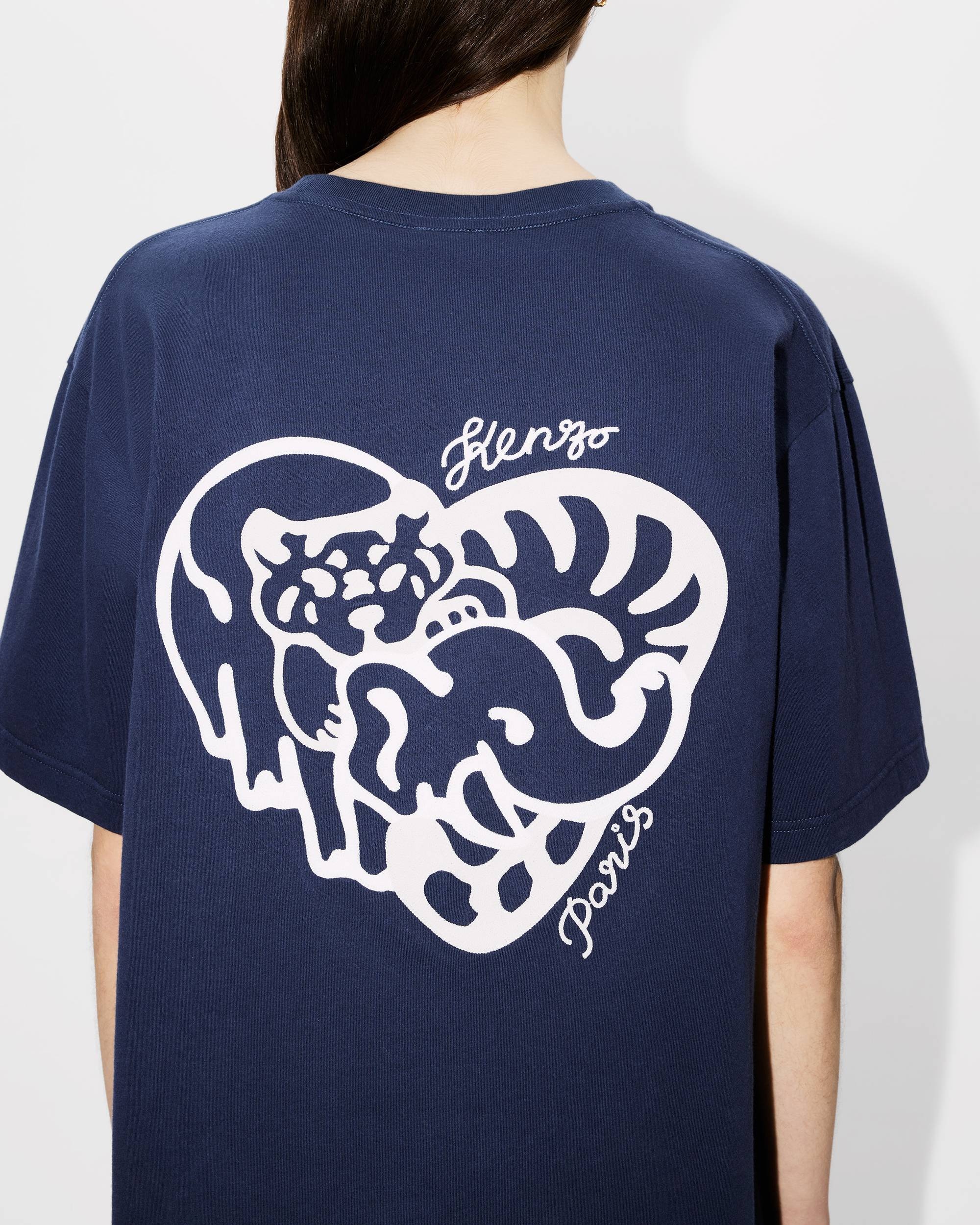 'KENZO Heart' oversized embroidered T-shirt - 6