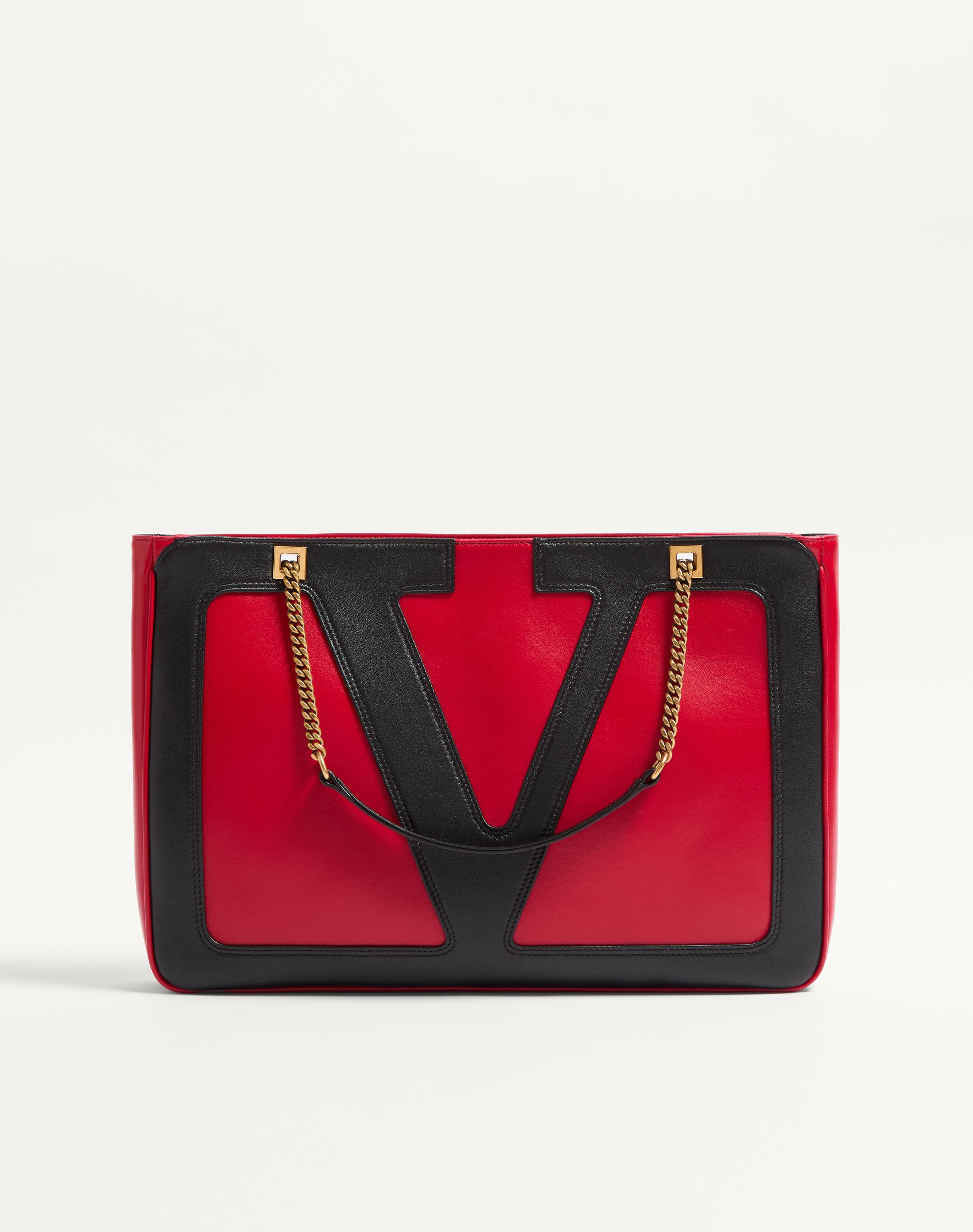 VALENTINO GARAVANI VIVA SUPERSTAR MEDIUM NAPPA LEATHER SHOPPING BAG - 1
