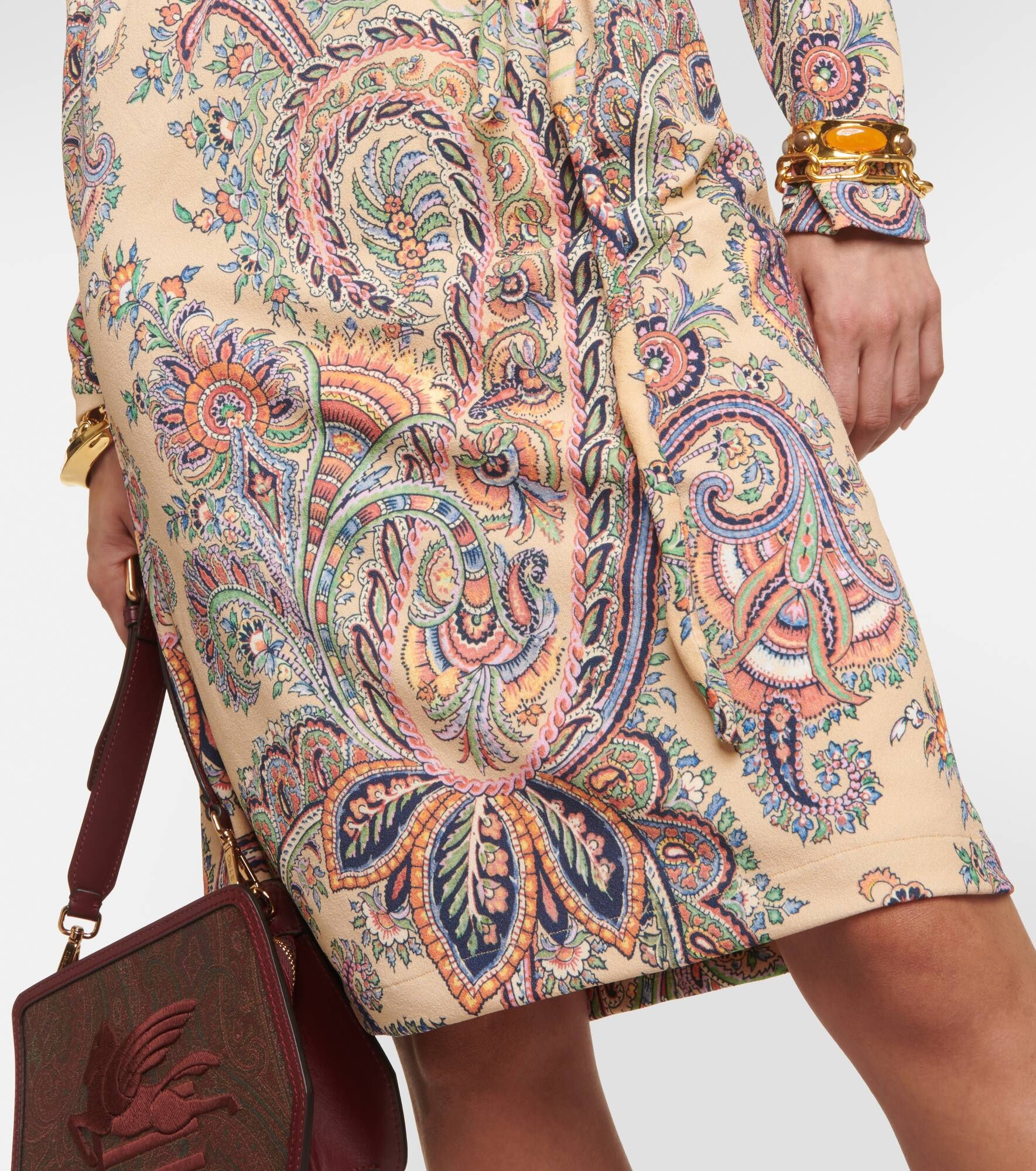 Etro Paisley belted minidress | mytheresa | REVERSIBLE