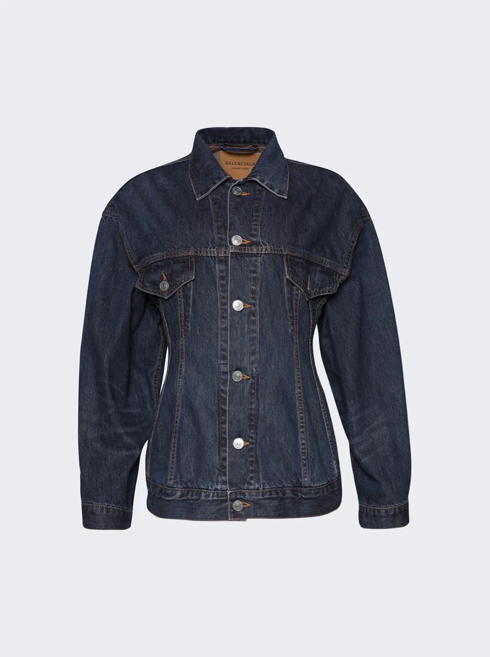 Hourglass Denim Jacket Dark Indigo - 1