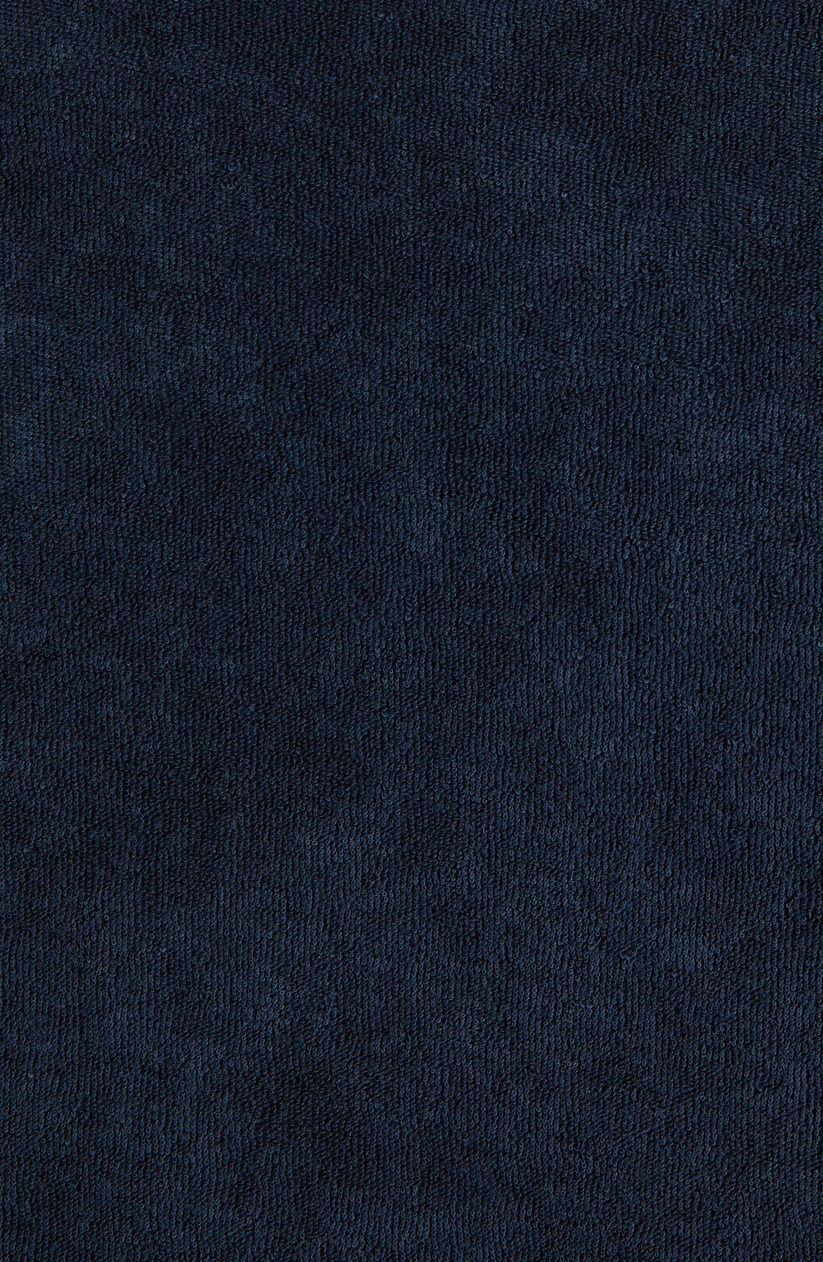 Moncler Tipped Cotton Terry Cloth Polo in Dark Navy Blue at Nordstrom - 6